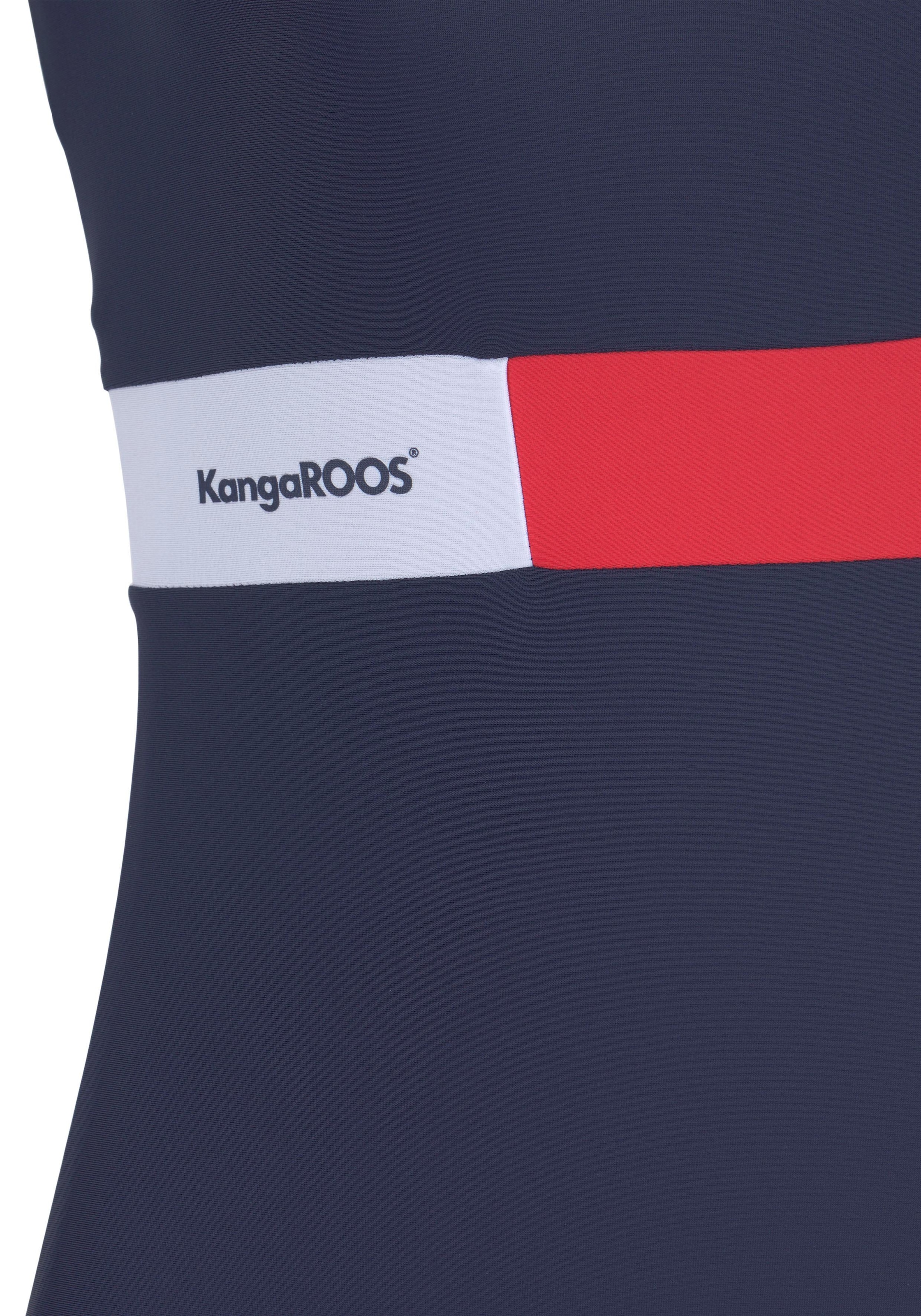 KangaROOS Badeanzug »Energy«, in sportlichem Design und mit Logo-Schriftzug