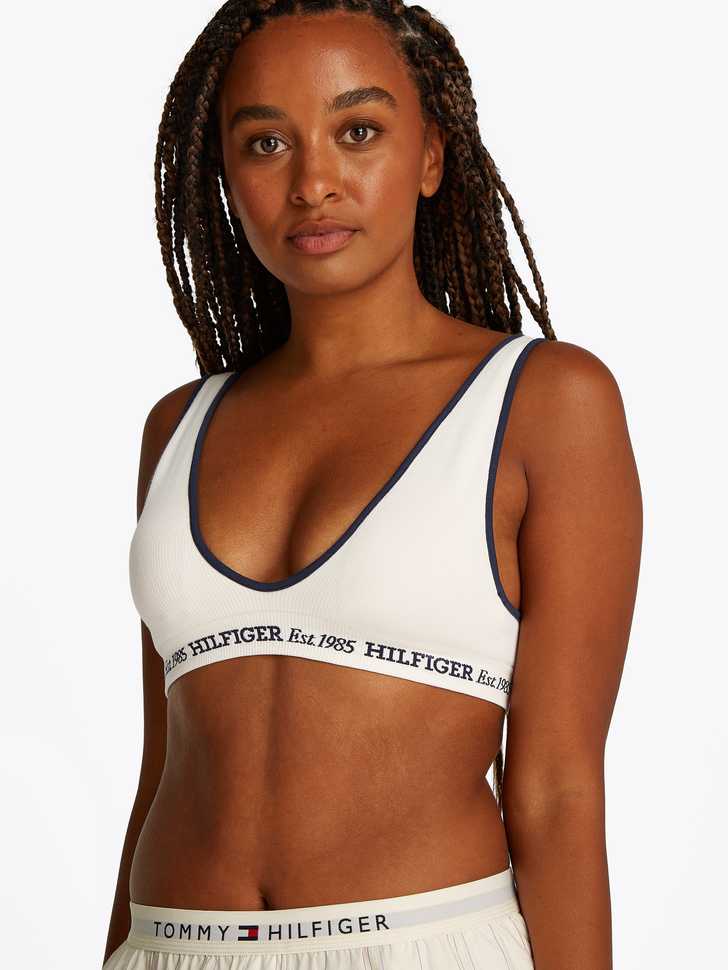 Tommy Hilfiger Underwear Triangel-BH »RP TRIANGLE«, mit Rippenstruktur, mit Logoschriftzug