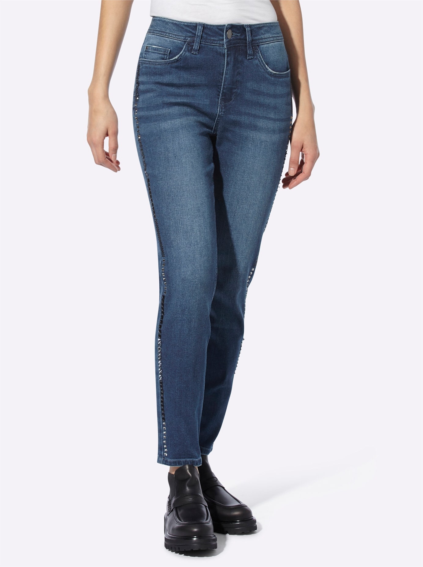 Push-up-Jeans, (1 tlg.)