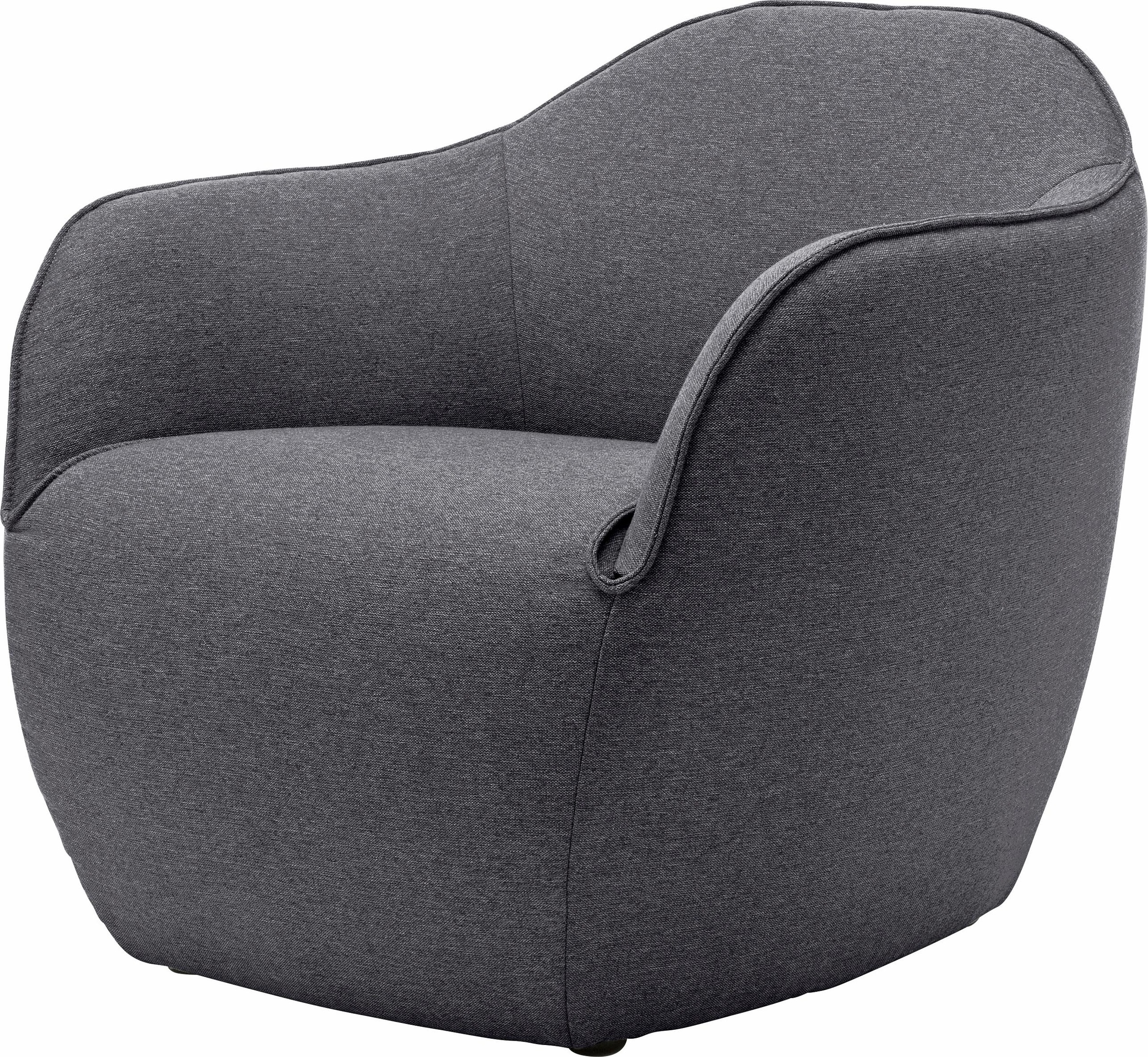 Creation BY ROLF BENZ Sessel "CR.480 Designsessel, Loungesessel, Breite 79cm" Wahlweise aus Leder oder Chenille