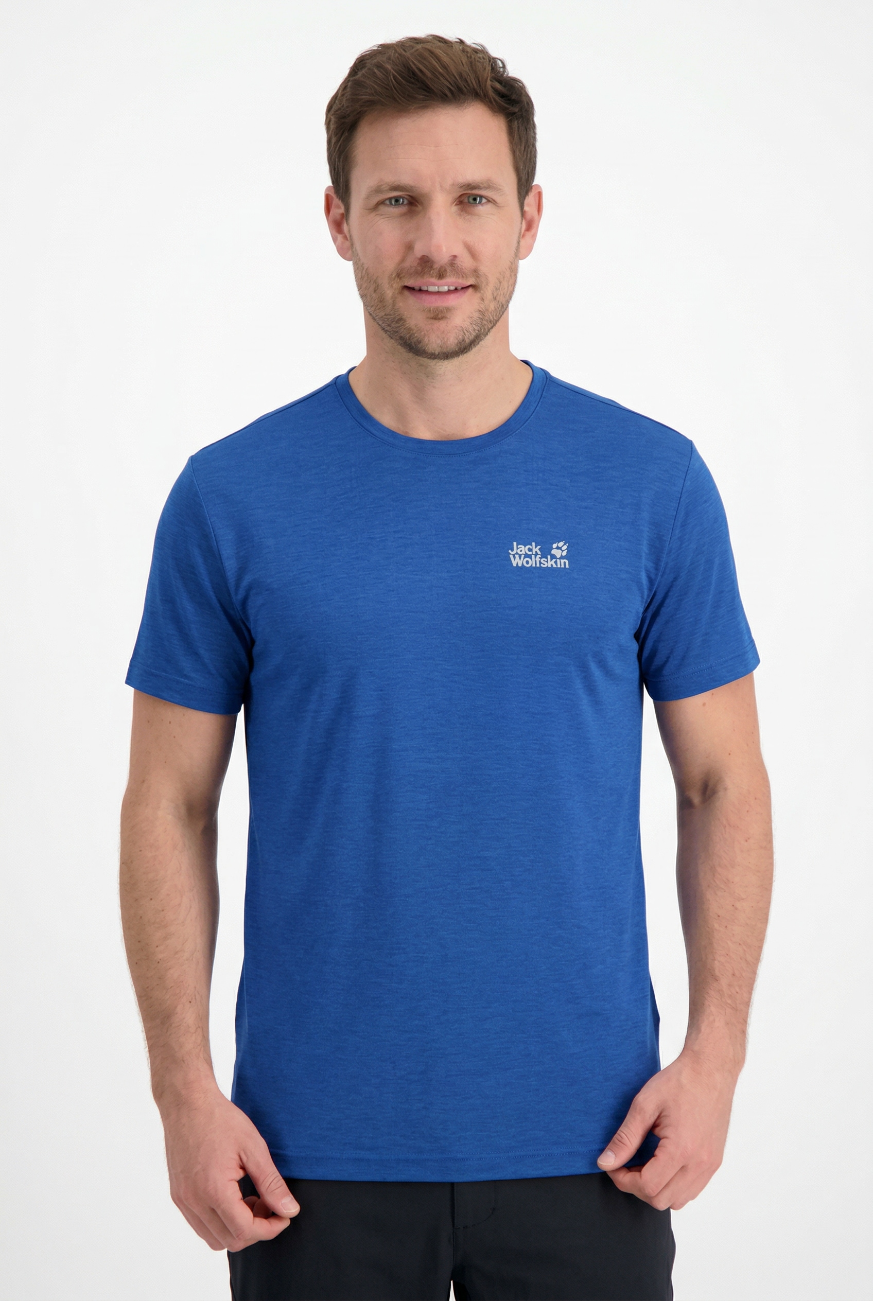 Jack Wolfskin Funktionsshirt "VONNAN S/S T M" feuchtigkeitsregulierend, atmungsaktiv, schnell trocknend