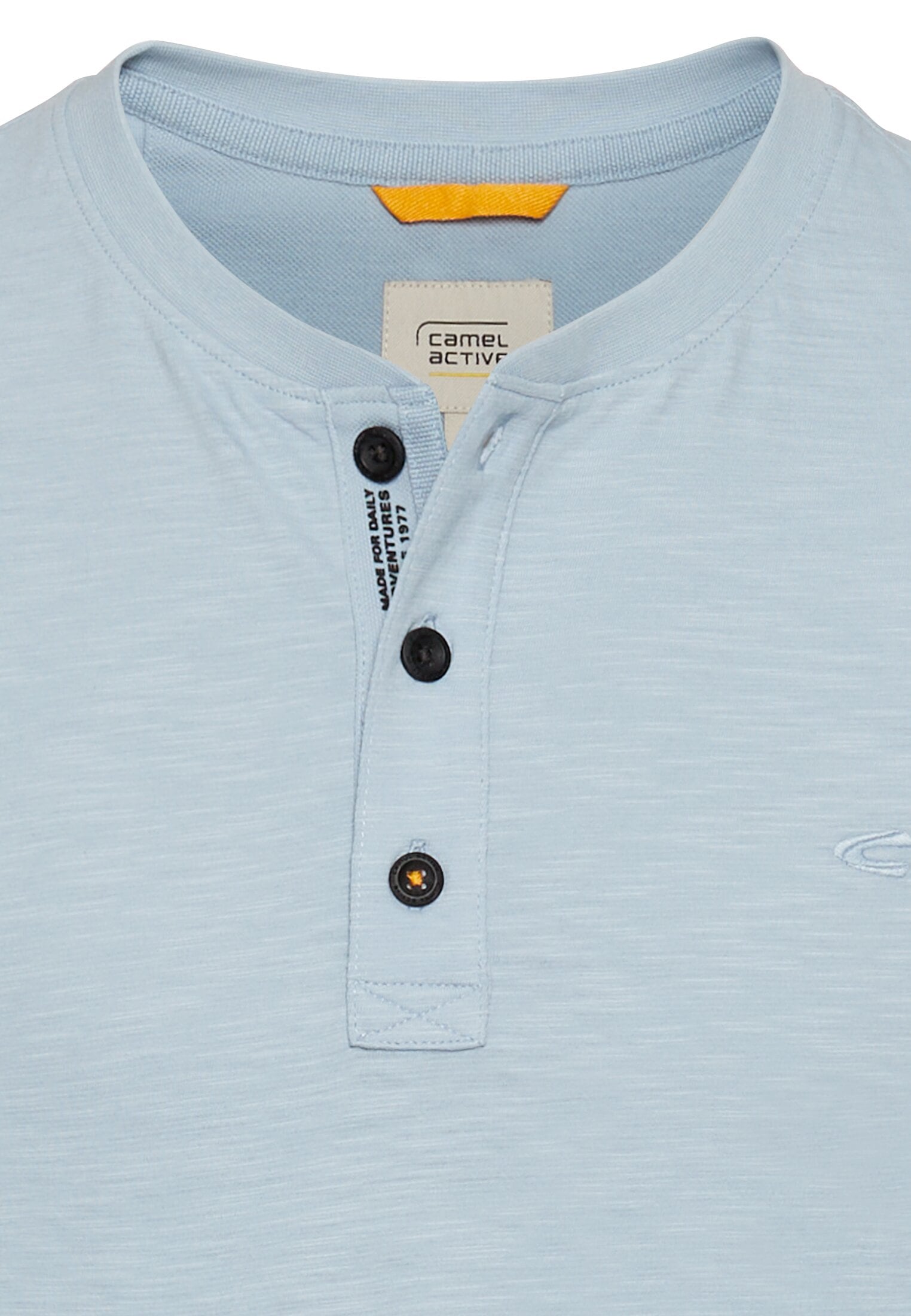 camel active Henleyshirt, mit Knopfleiste