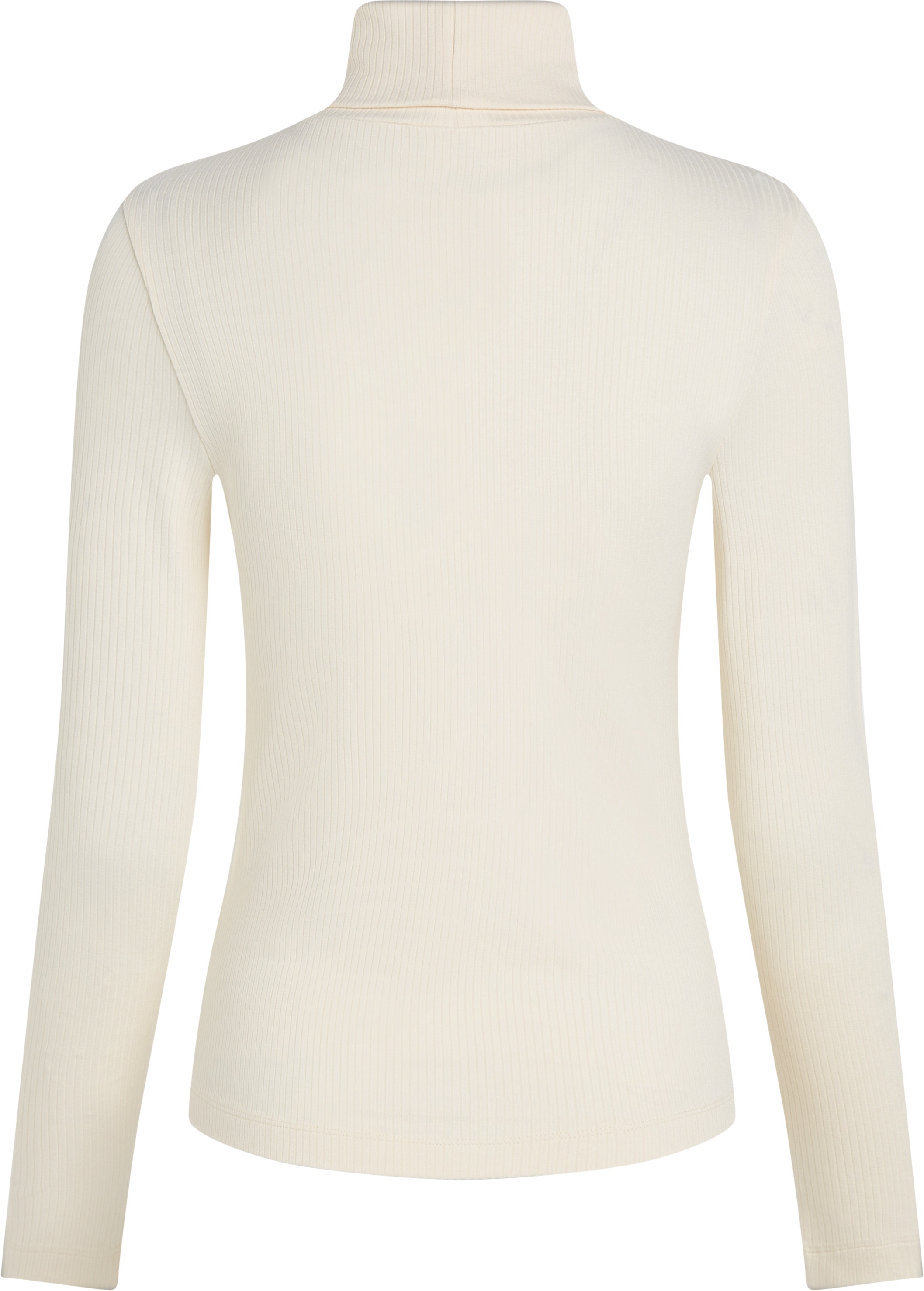 Tommy Hilfiger Langarmshirt »SLIM 5X2 RIB ROLL-NK LS«, in gerippter Struktur