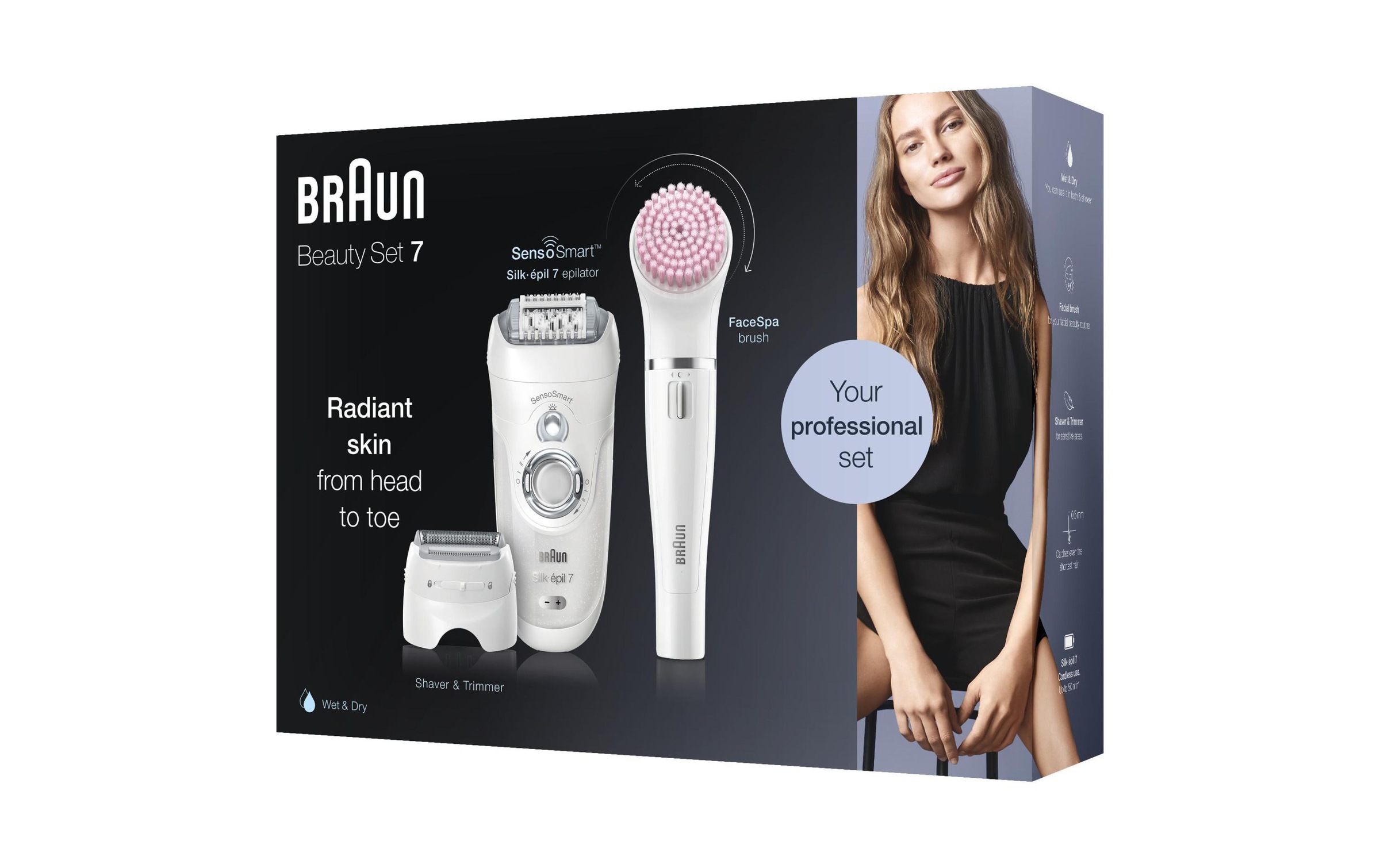 Braun Epilierer »Silk-Épil 7 Beauty Set 7-875 SensoSmart«
