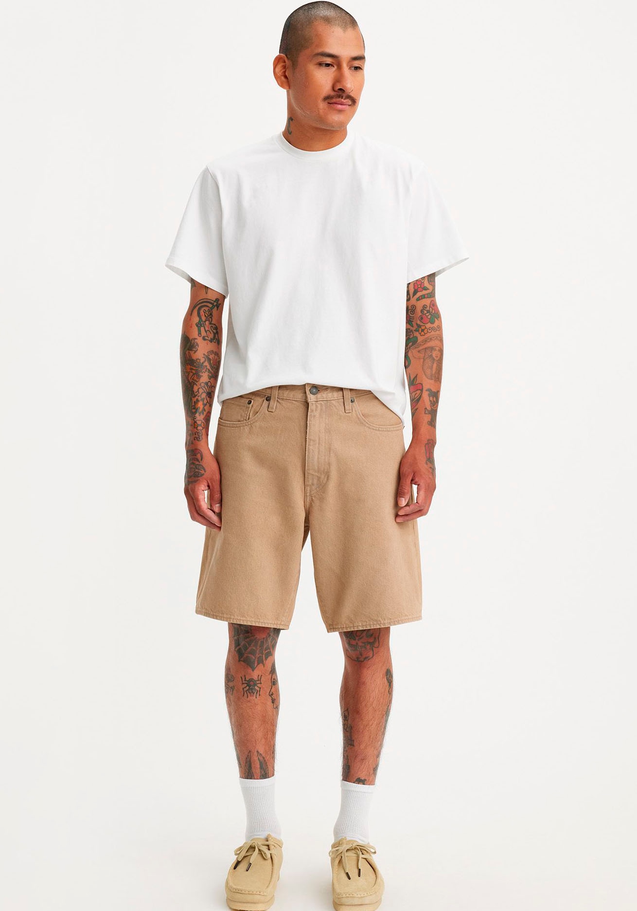 Levi's® Jeansshorts »468 STAY LOOSE SHORTS BROWNS«