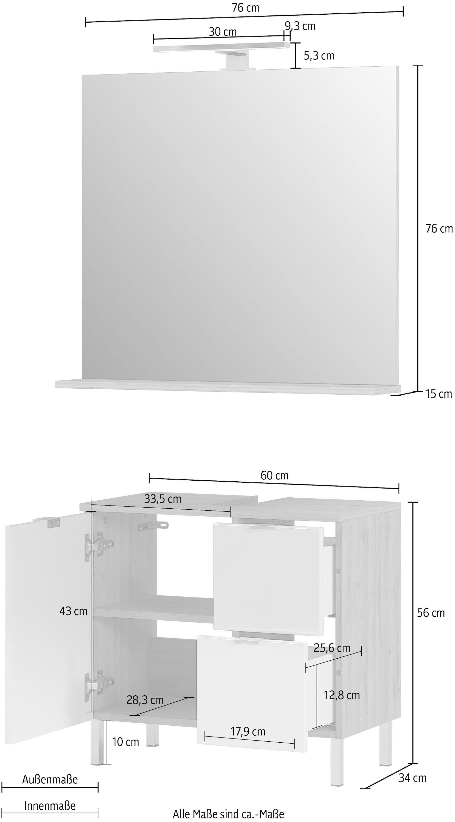 GERMANIA Badmöbel-Set »GW-Mauresa«, (Set, 2 shoppen | Jelmoli-Versand St.) online