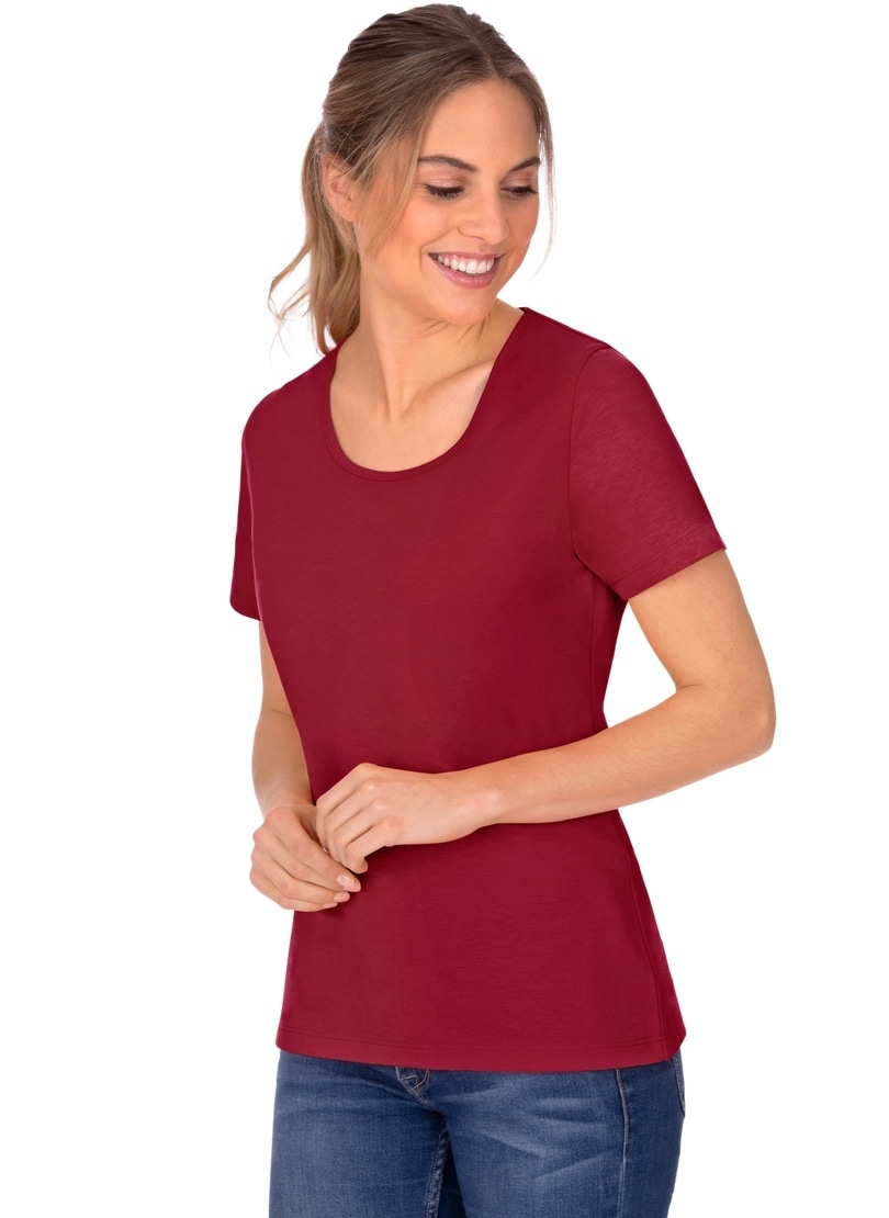 T-Shirt Biobaumwolle« online T-Shirt Jelmoli-Versand aus Schweiz Trigema bei bestellen »TRIGEMA