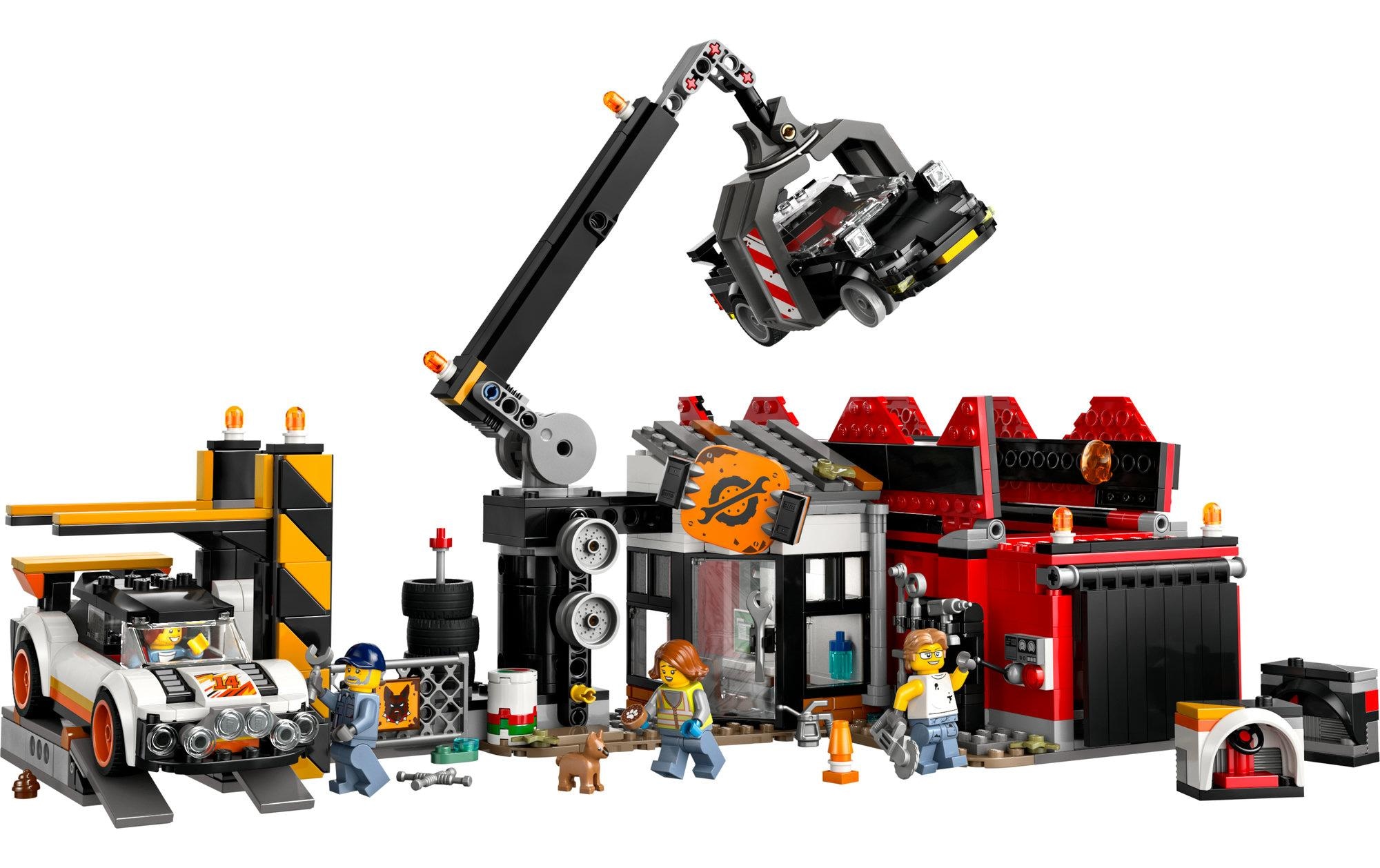LEGO® Spielbausteine »City Schrottplatz mit Autos 60472«, (871 St.)
