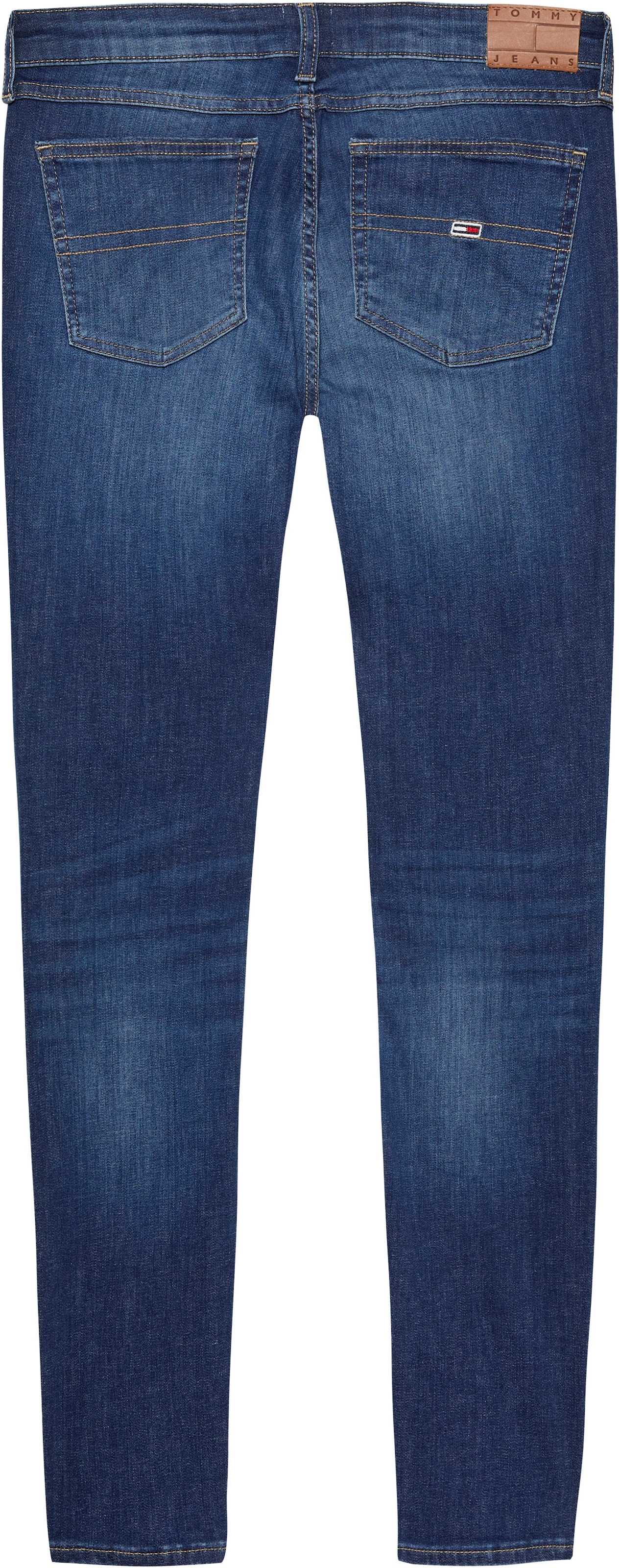 Tommy Jeans Skinny-fit-Jeans »Tommy Jeans Damenjeans Low Waist Skinny«, mit Faded-out Effekt, washed out, Tommy Jeans Logo-Badge
