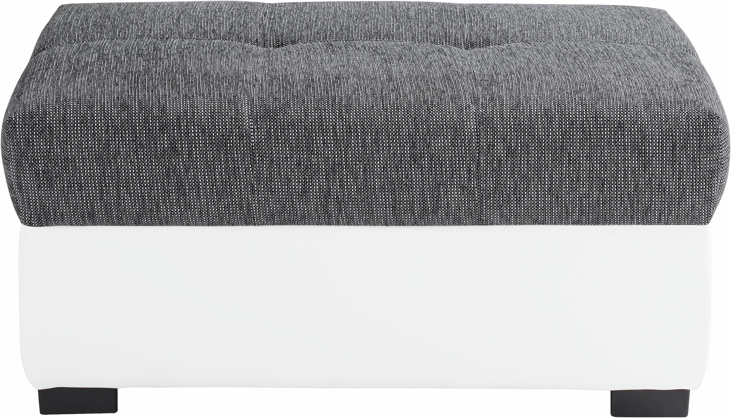 COTTA Polstergarnitur »Speedway U-Form«, (Set), Set bestehend aus: Wohnlandschaft mit Kopfteilverstellung & Hocker
