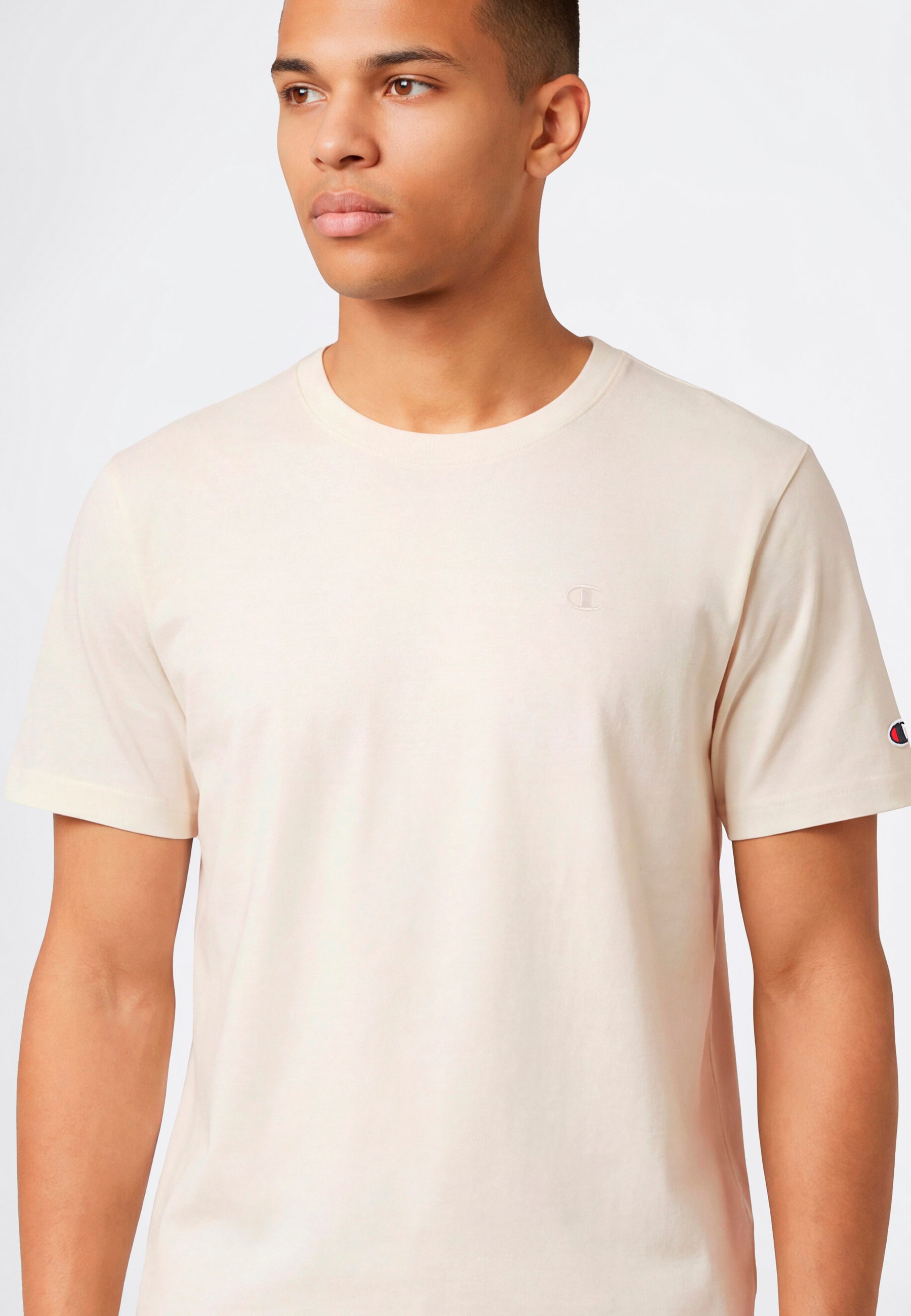 Champion T-Shirt "ICONS TONAL T-Shirt" sportlicher Stil, aus Baumwolle, Kurzarm, komfortabler Sitz