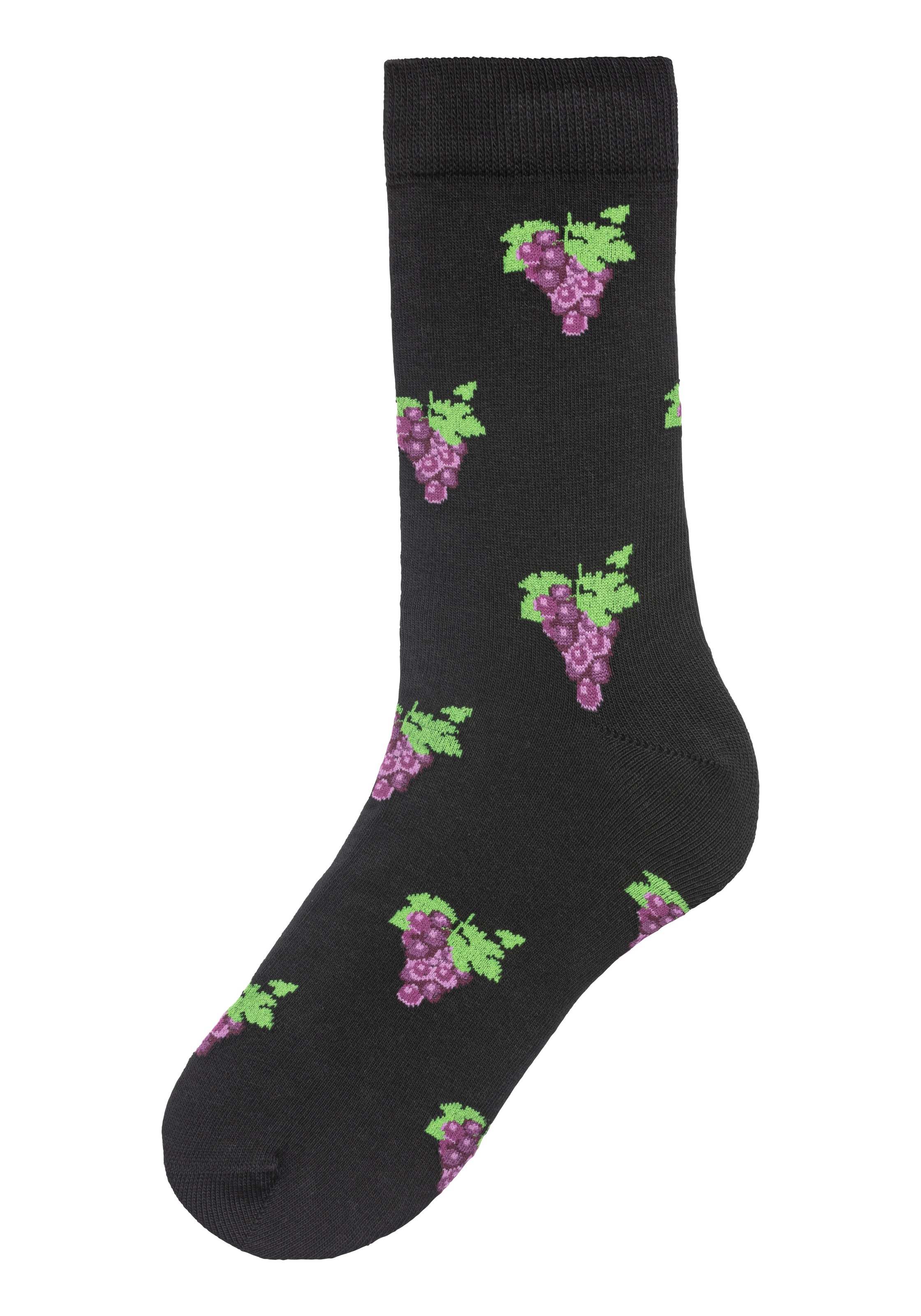 John Devin Socken, (Packung, 2 Paar), mit bunten, eingestrickten Motiven