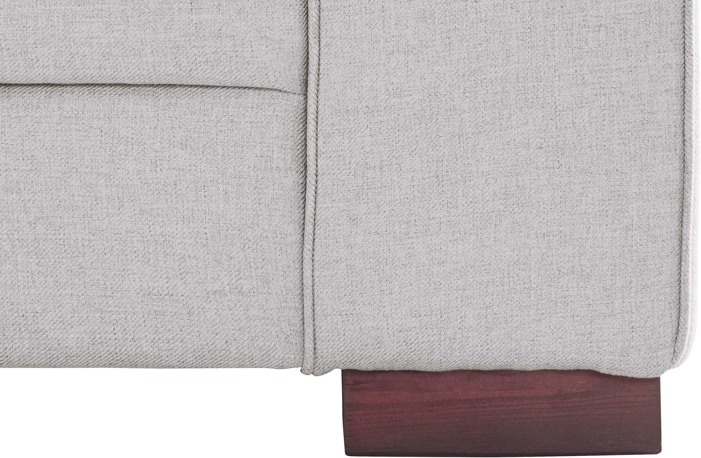 Home affaire Ecksofa »Broughton L-Form«, weicher Sitzkomfort, incl. 4 Zierkissen, Keder