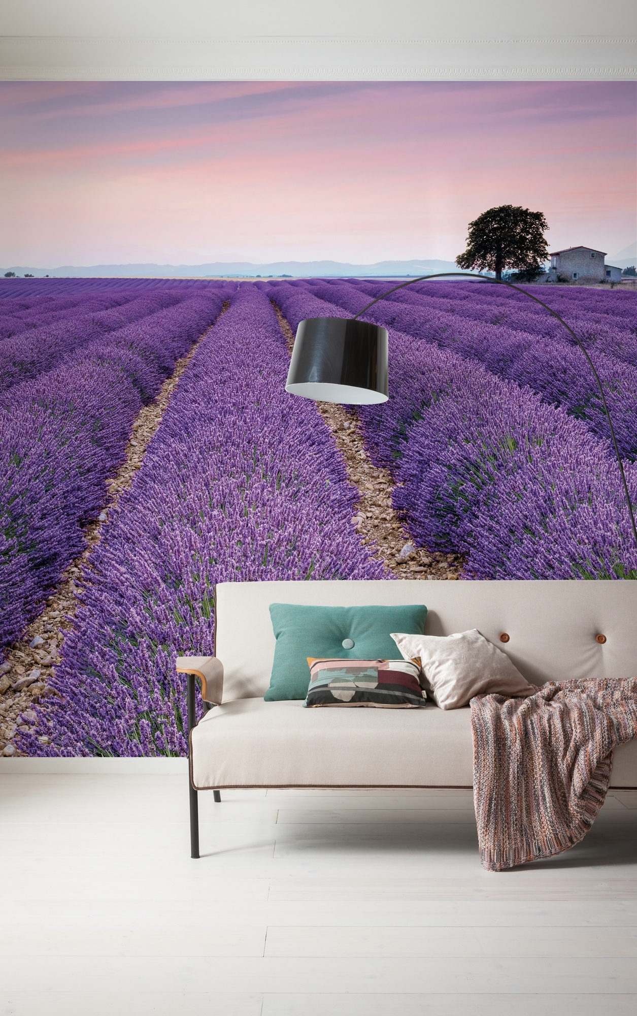 Komar Fototapete »Digitaldruck Vlies - Provence - Grösse 300 x 250 cm«, bedruckt, Wohnzimmer, Schlafzimmer