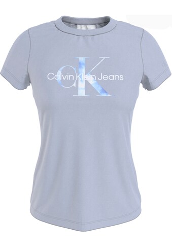 Calvin Klein Jeans Plus Kurzarmshirt »PLUS AQUA PRINT MONOGRAM TEE«, mit Calvin Klein... kaufen