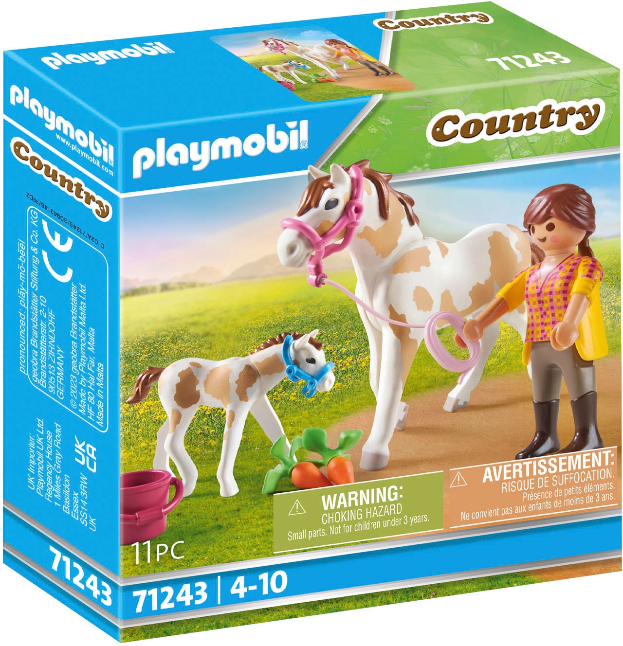 Playmobil® Konstruktions-Spielset »Pferd mit Fohlen (71243), Country«, (11 St.), Made... kaufen