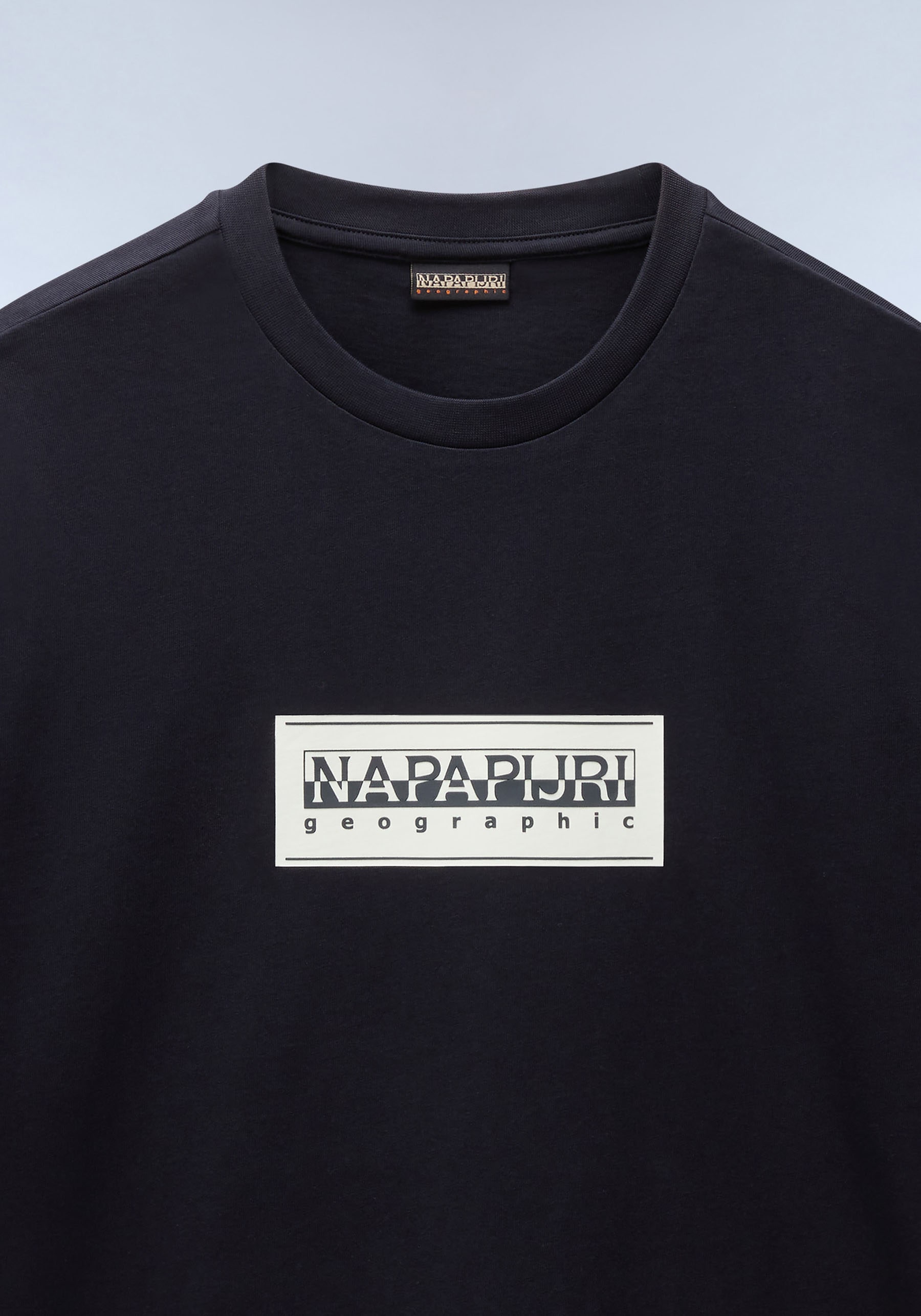 Napapijri T-Shirt »S-BOX LOGO«, mit Silikonprint
