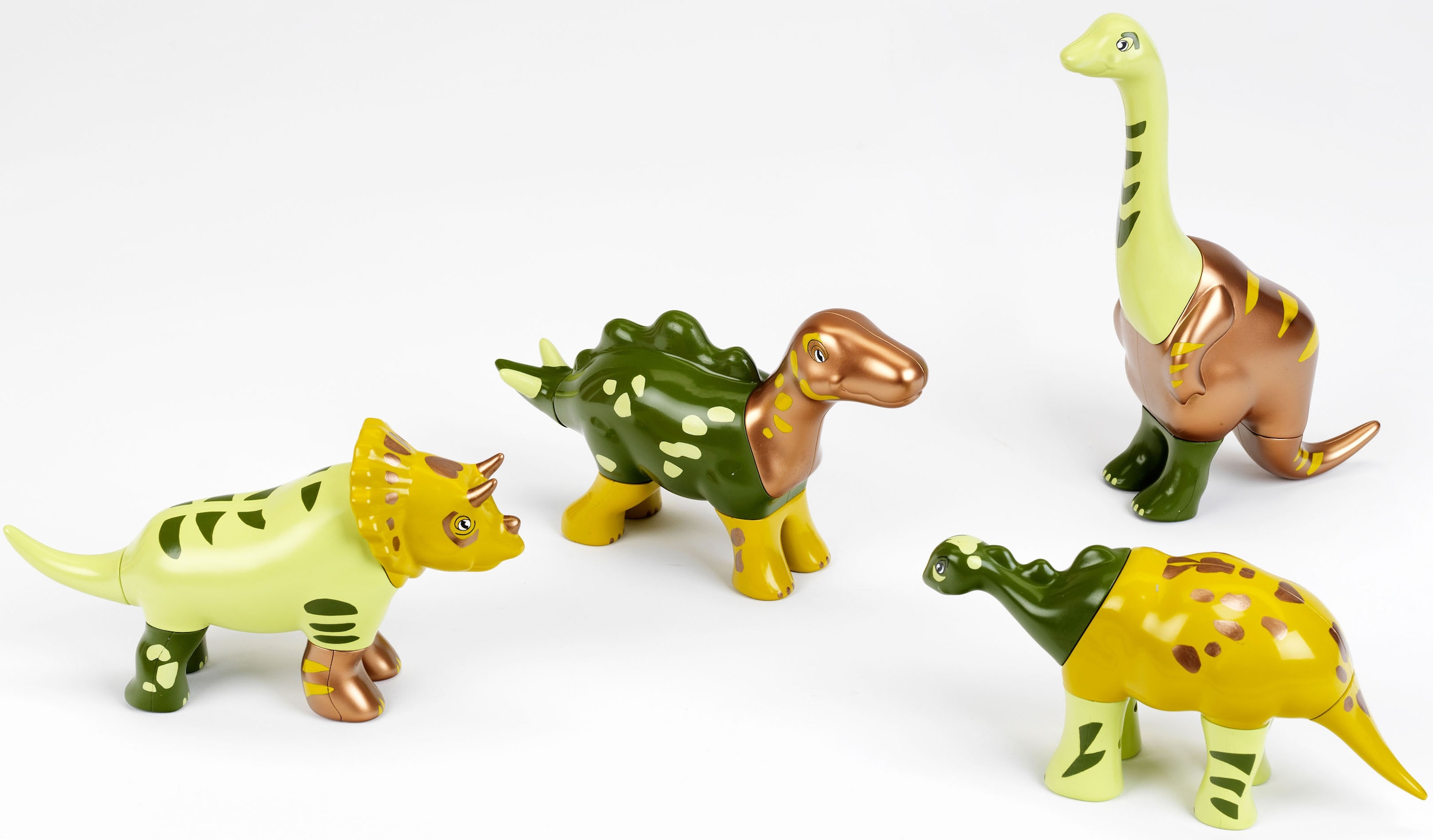 Klein Steckpuzzle »Early Steps Magnetpuzzle 4 Dinos«, (4 tlg.)