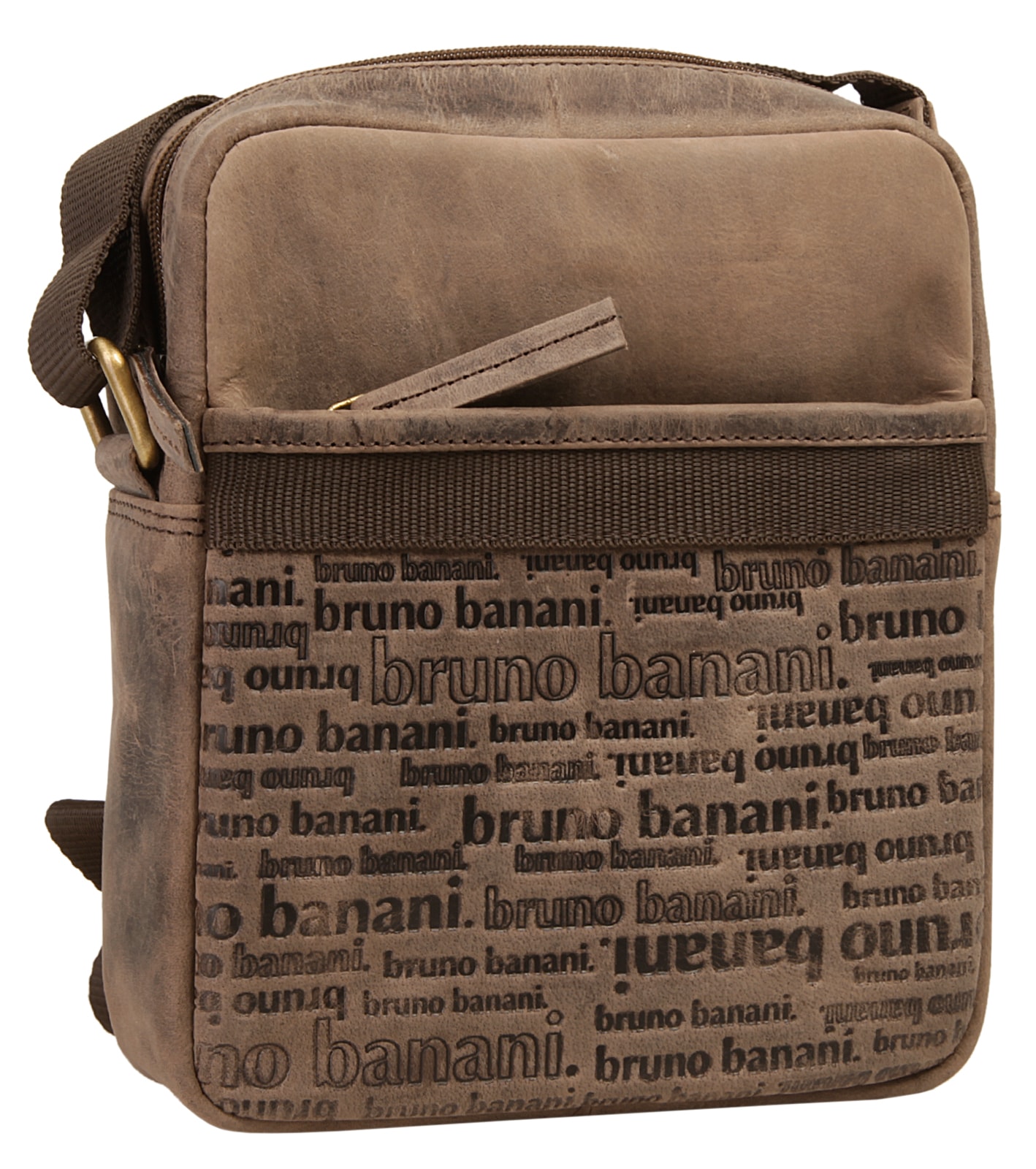 Bruno Banani Umhängetasche »ALL OVER«, echt Leder