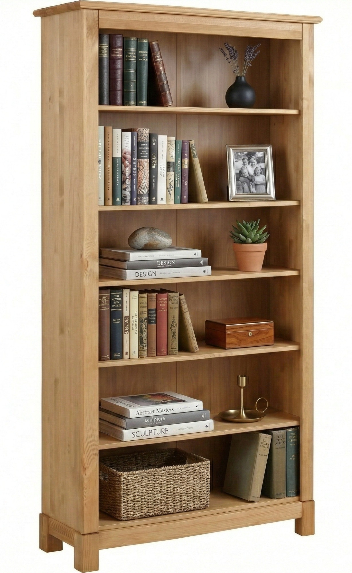 OTTO home Bücherregal "Rauna" aus massiver Kiefer, Breite 96 cm, FSC zertifiziert