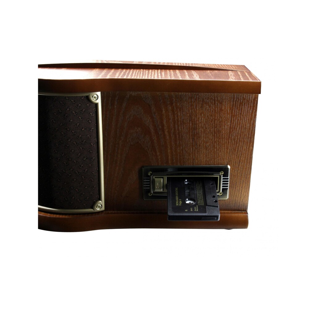 Soundmaster Stereoanlage »NR545DAB Braun Mehrfarbig«, (CD-Bluetooth Digitalradio (DAB+)-FM-Tuner)