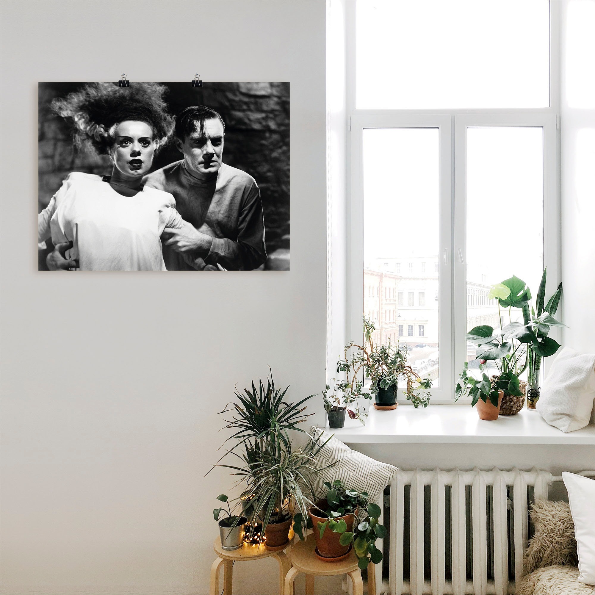 Artland Poster »Frankensteins Braut«, Stars, (1 St.), als Alubild, Leinwandbild, Wandaufkleber oder Poster in versch. Grössen