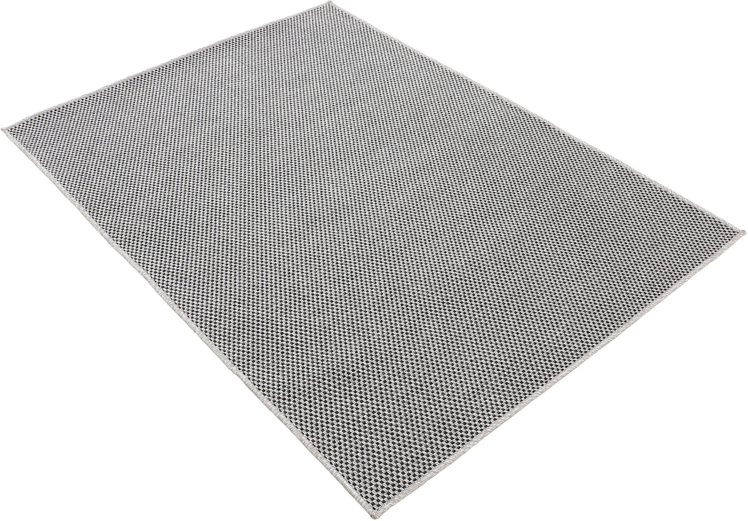 carpetfine Teppich »Boho 105«, rechteckig, 4 mm Höhe, robustes Flachgewebe, Sisal Optik, UV-beständig, Aussenbereich