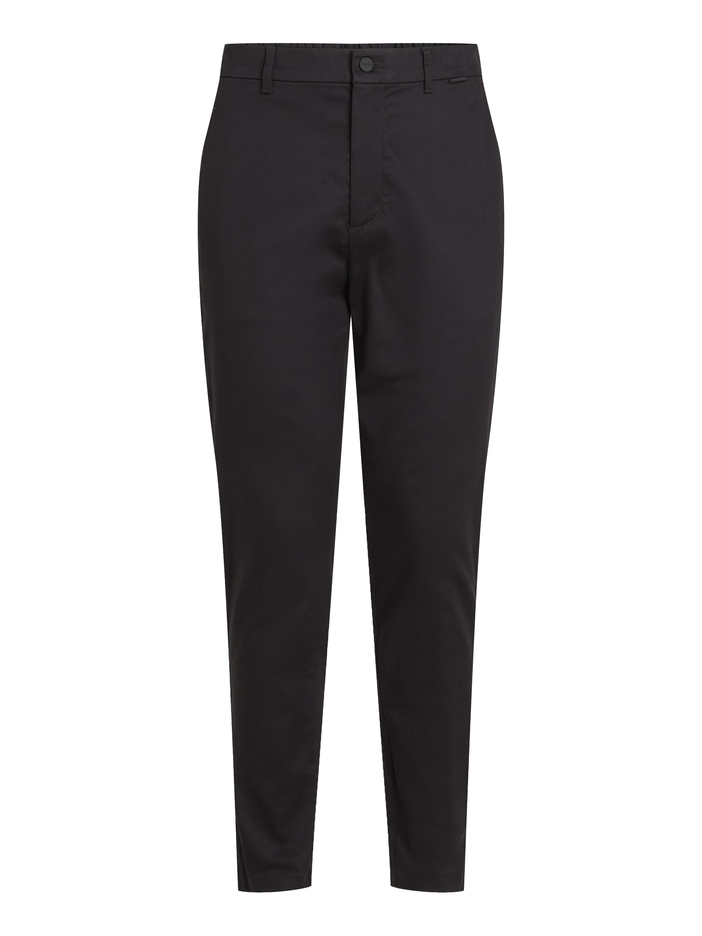 Calvin Klein Chinohose »SATEEN STRETCH TAPERED« mit Logoprägung