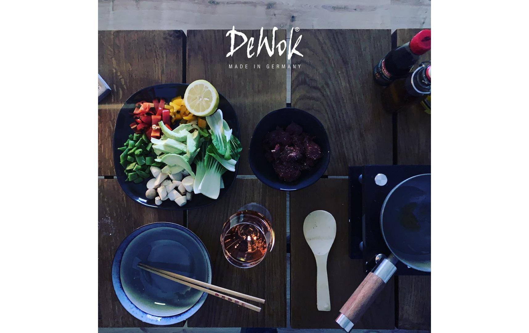 Wok »DeWok Wok Single-Set Black Edition«, Aluminiumguss