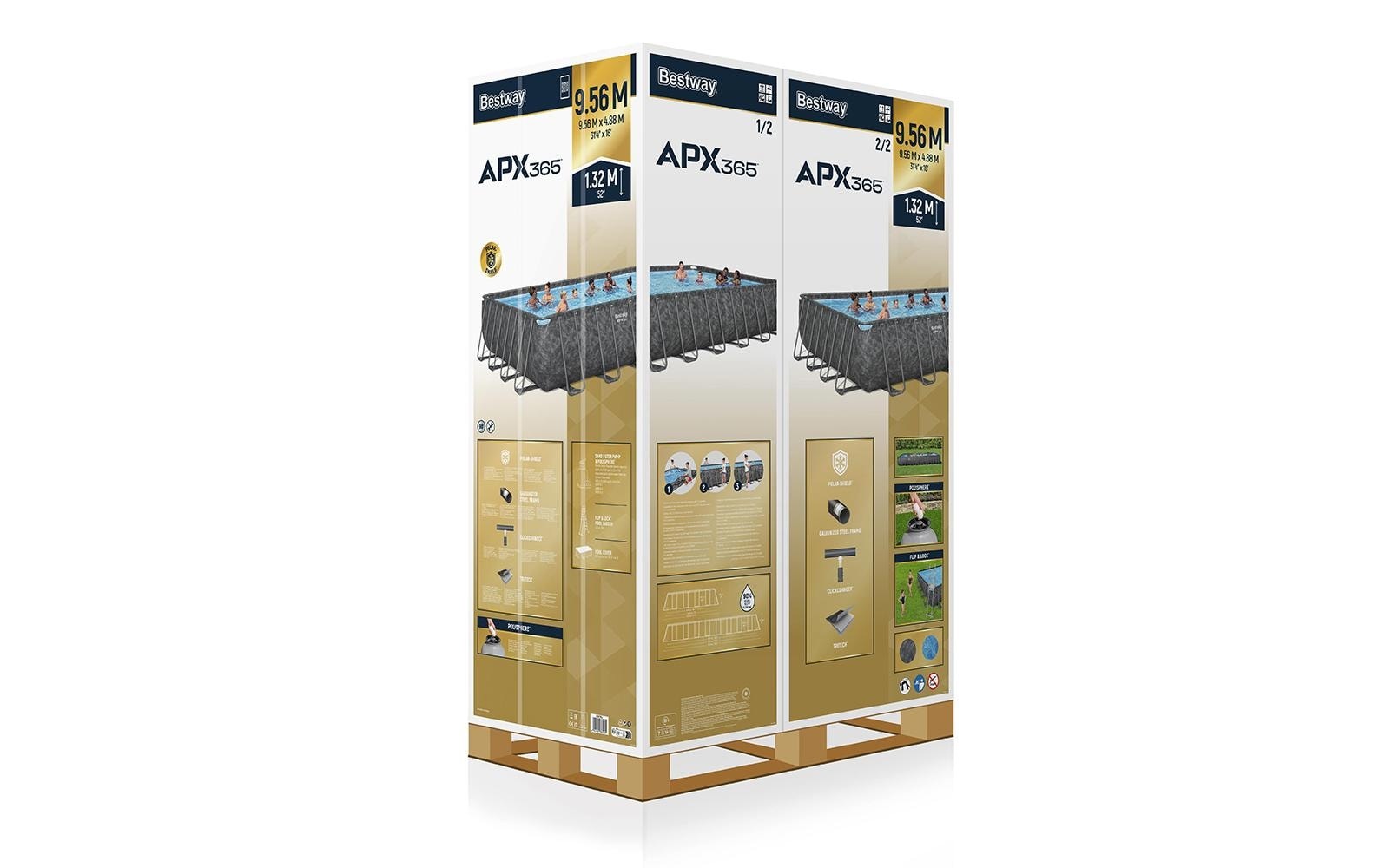 Bestway Pool »APX 365 488 x 132 cm«