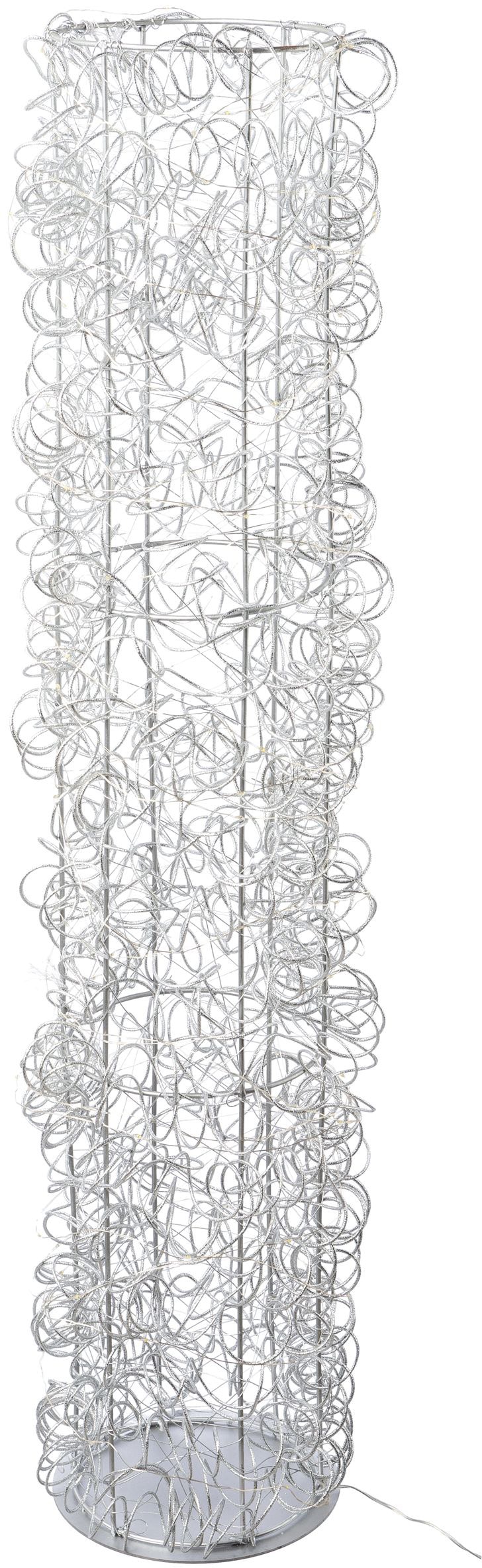 Creativ light LED Dekolicht »Metalldraht-Tower«, 120 flammig-flammig,  Zylinder aus Draht, mit Timerfunktion, USB Kabel online kaufen |  Jelmoli-Versand