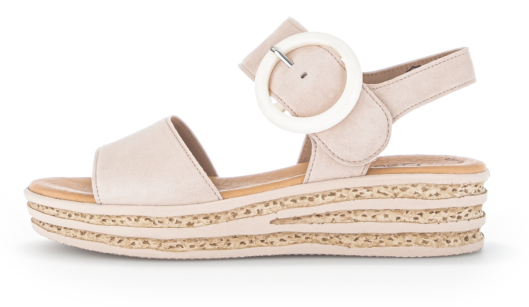 Gabor Keilsandalette, Keilabsatz, Sommerschuh, Sandale mit trendigem Zierschnalle