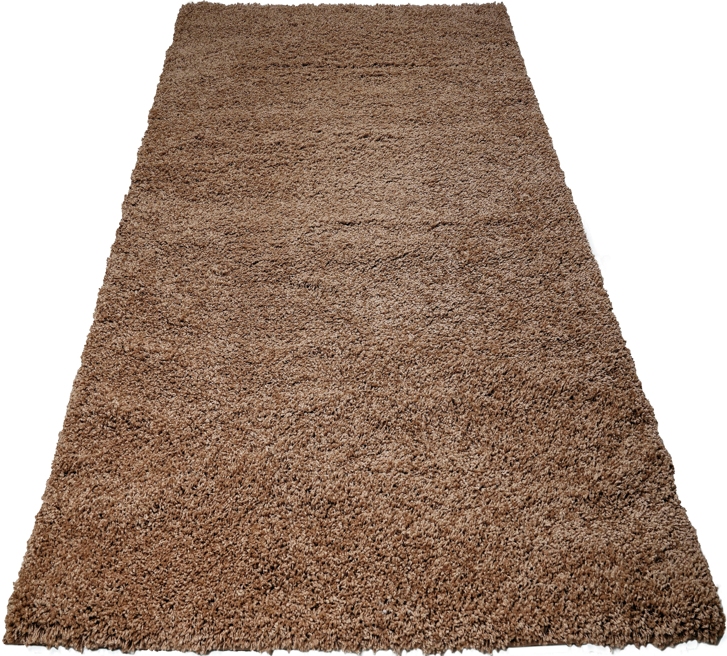 Home affaire Hochflor-Teppich »Viva«, rechteckig, 45 mm Höhe, Uni Farben, einfarbig, besonders weich und kuschelig