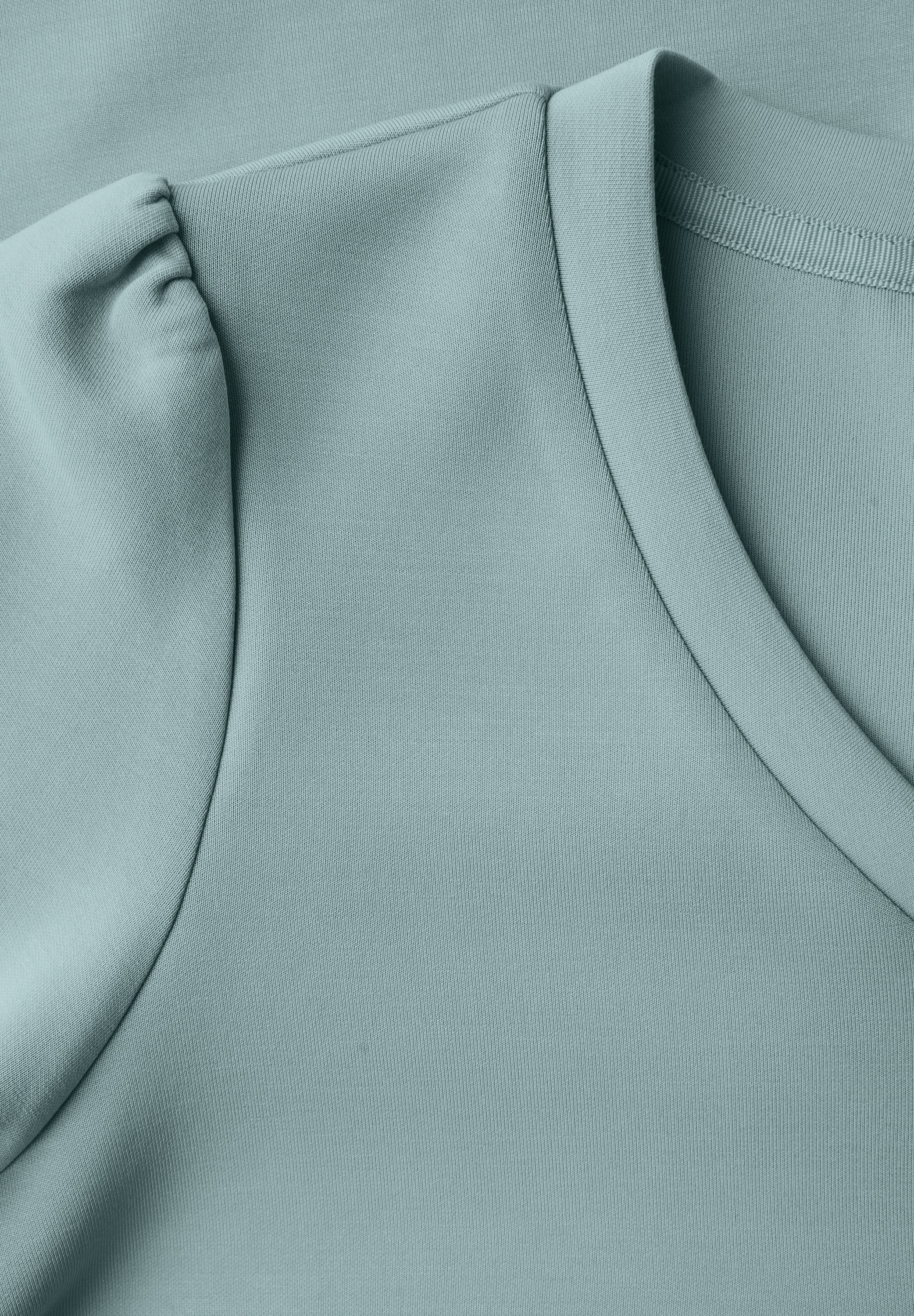 STREET ONE V-Shirt, mit Raffung an der Schulter