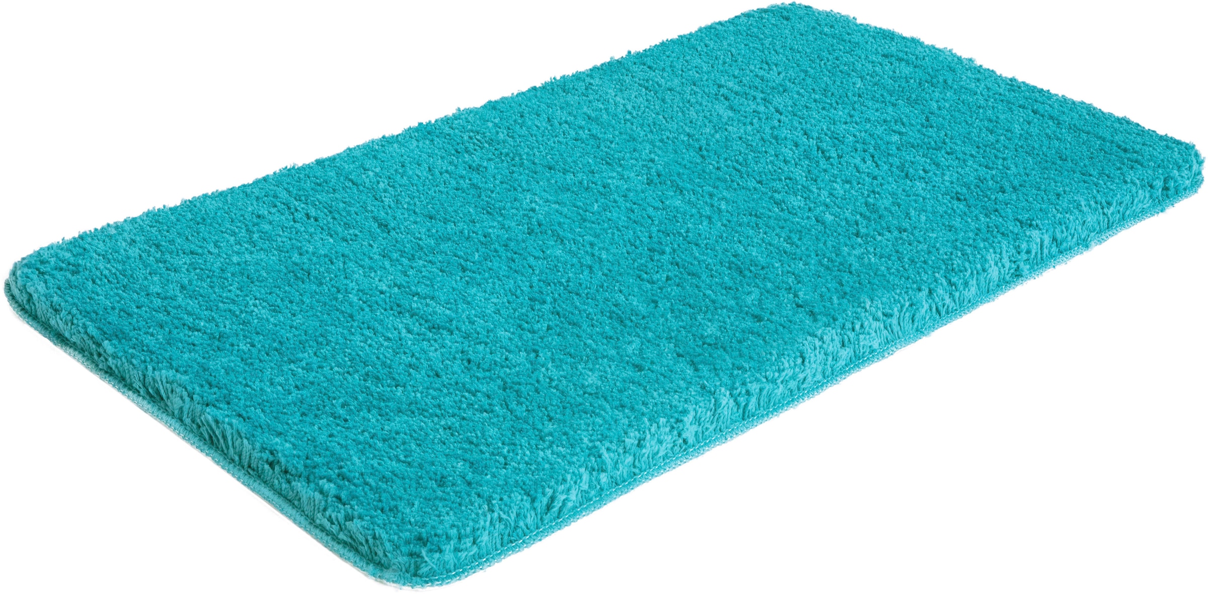 my home Badematte »Sanremo, Badvorleger, Badezimmer Teppich, sehr weich«, rutschhemmend beschichtet, fussbodenheizungsgeeignet-schnell trocknend, Badteppich, unifarben, rechteckig, rund & als 3-tlg. Set erhältlich