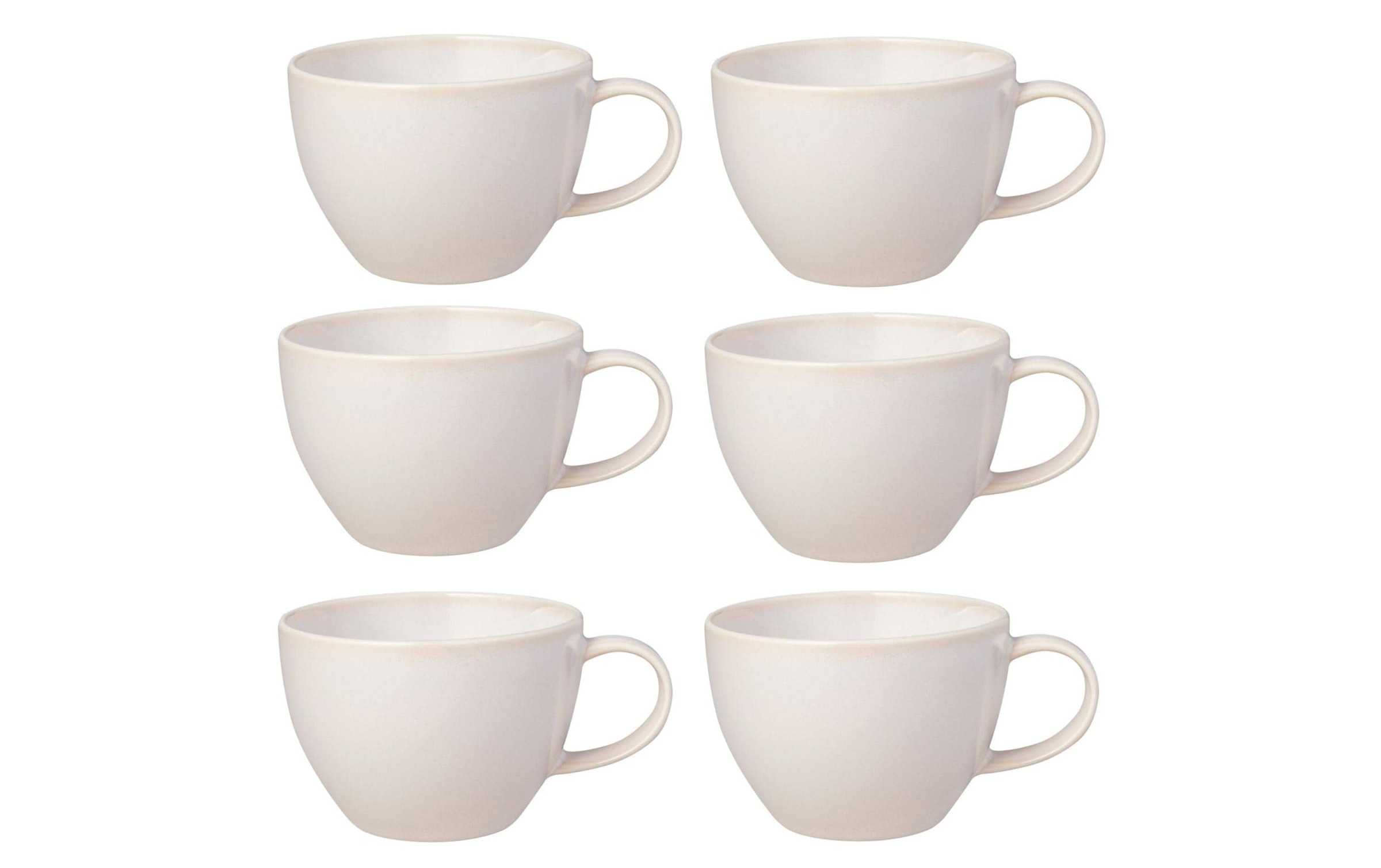 Tasse »Crafted Cotton 247 ml, 6 Stück, Weiss«