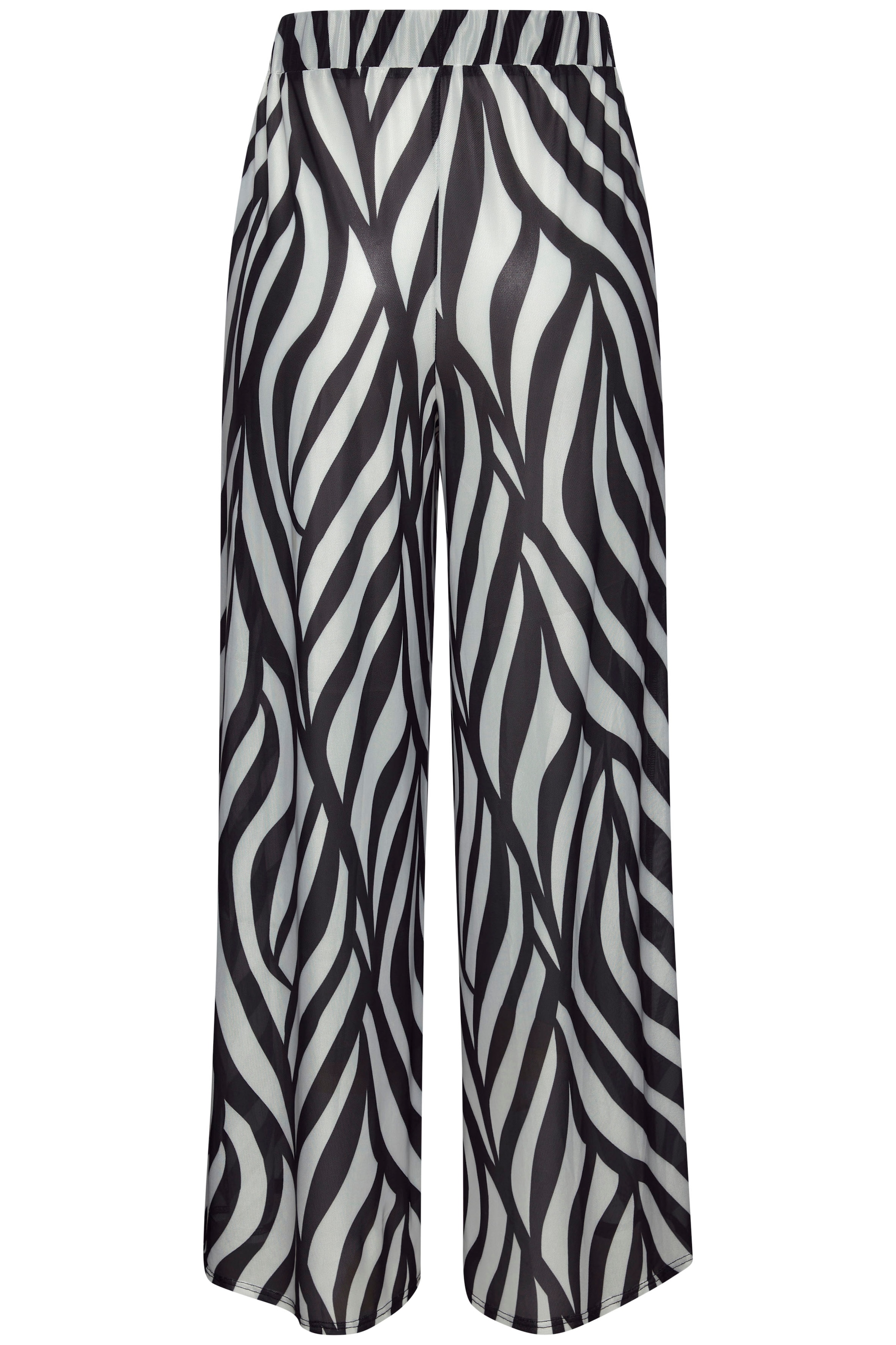 French Connection Strandhose, aus transparenter Meshware, Palazzohose