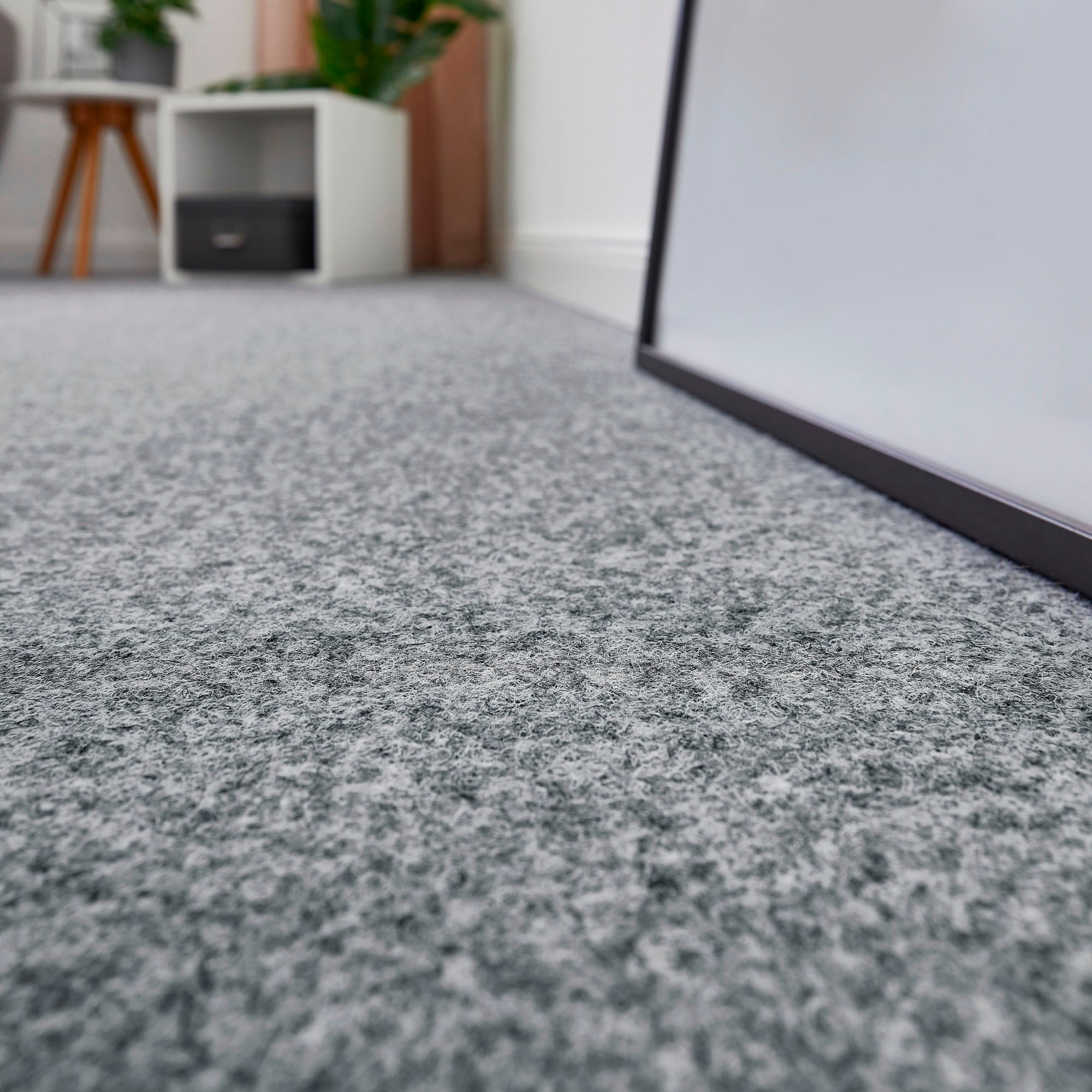 Andiamo Teppichboden »Invita, Nadelvlies, Made in Belgium«, rechteckig, 5 mm Höhe, melierte Optik, Breite 200 cm oder 400 cm, robust & strapazierfähig