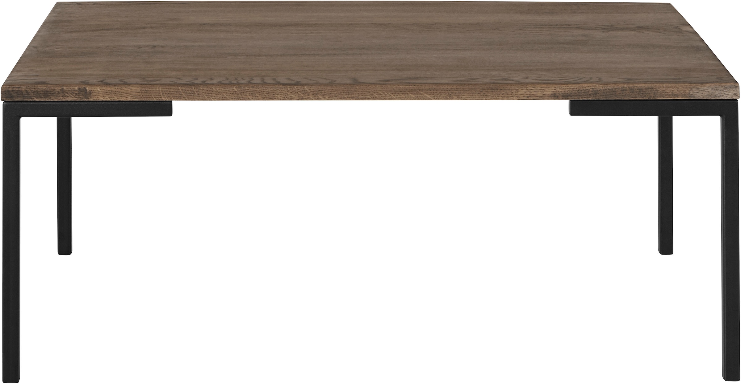 GOODproduct Couchtisch »Lennard«, Wildeiche, rechteckige Tischplatte, mit schmalen Metallbeinen