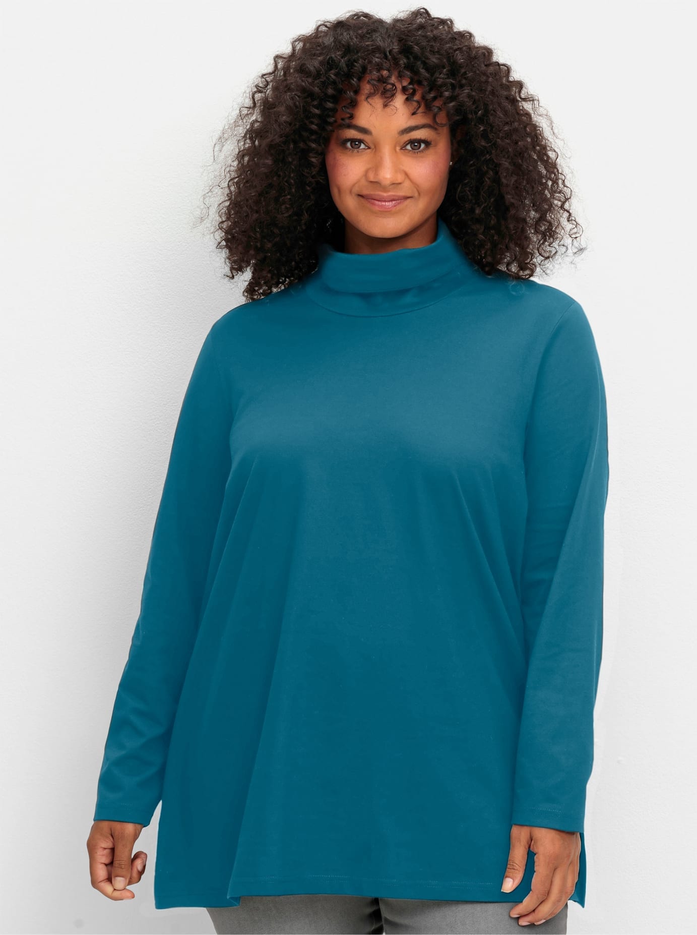 Sheego Rollkragenshirt »Rollkragenshirt« 1 Stk.