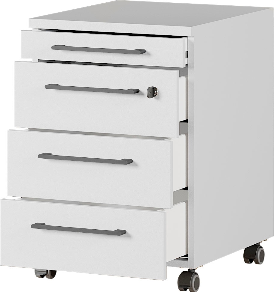 GERMANIA Rollcontainer »GW-Agenda Rollcontainer«, mit abschliessbarer Schublade