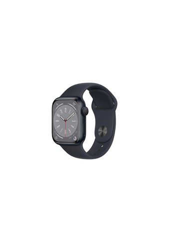 Apple Smartwatch »S8, GPS, 41mm Midnight Alu«, (Watch OS MNP53FD/A) kaufen