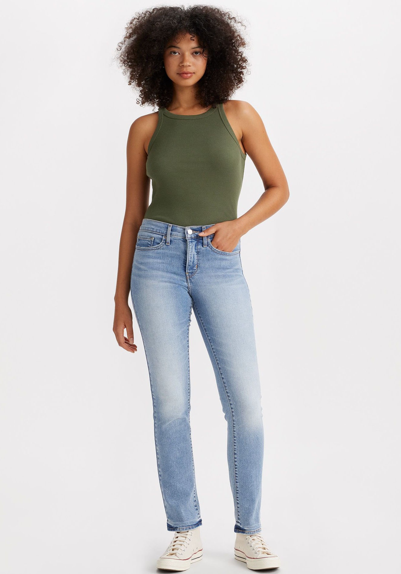 Levi's® Gerade Jeans »314 Shaping Straight« mit Stretch