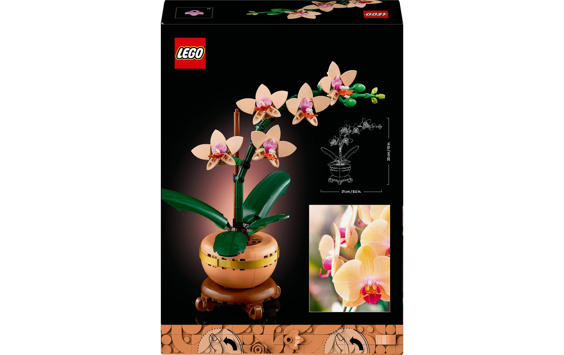 LEGO® Spielbausteine »Icons Botanicals Mini-Orchidee 10343«, (274 St.)