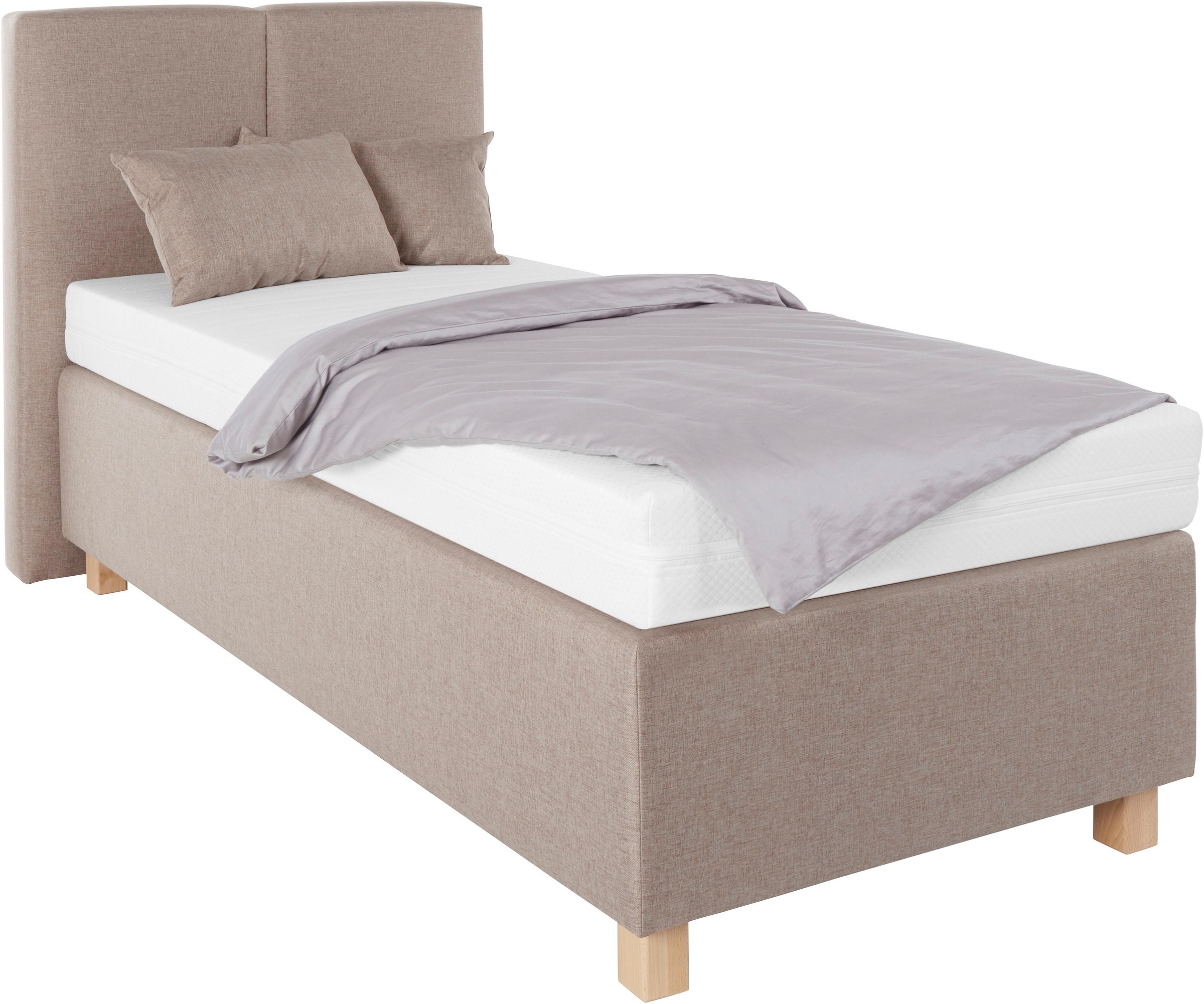 Westfalia Schlafkomfort Boxspringbett mit Zierkissen