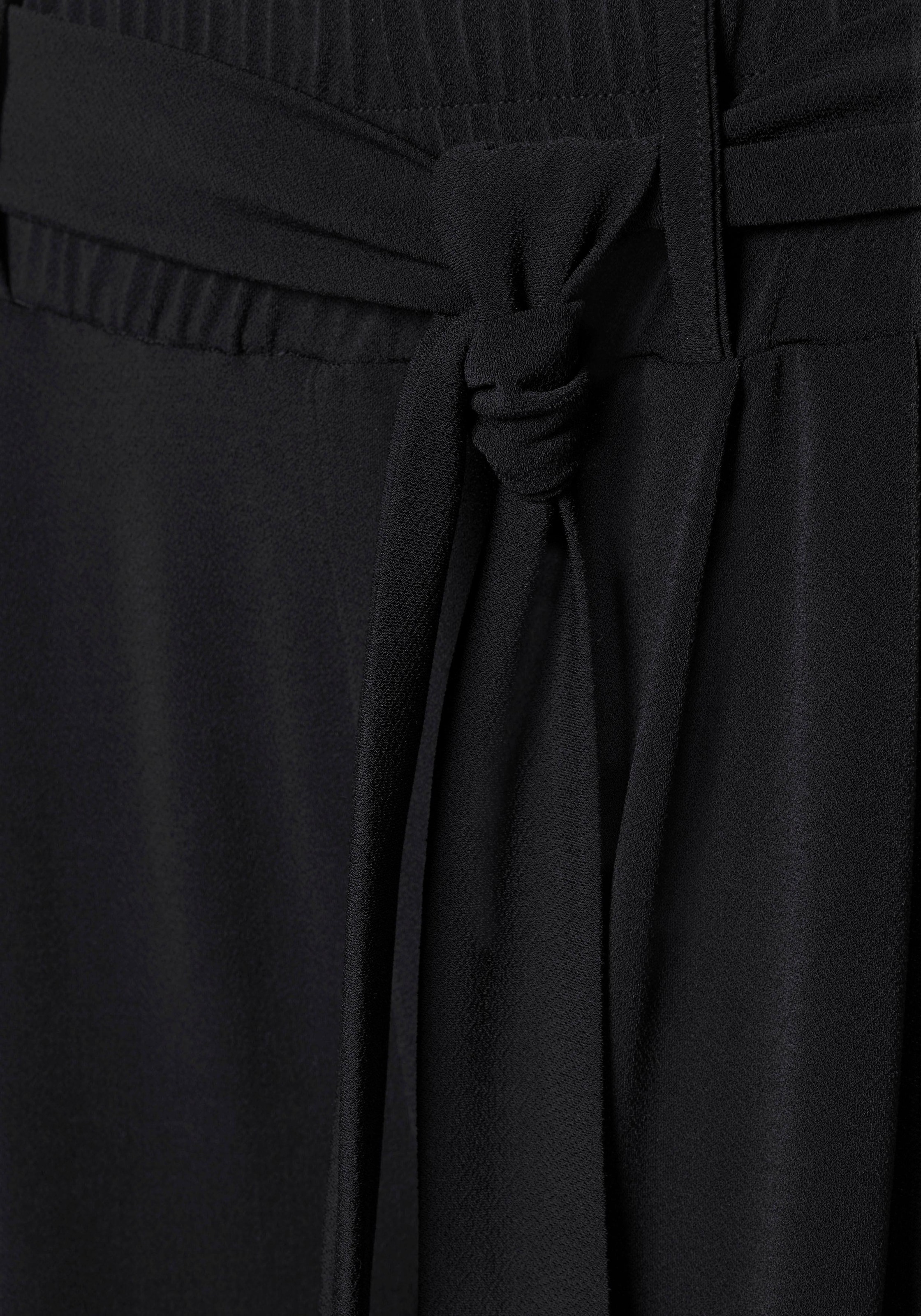 LASCANA Culotte, (mit Bindegürtel), in 7/8-Länge und Bindegürtel, Jerseyhose, casual-sommerlich