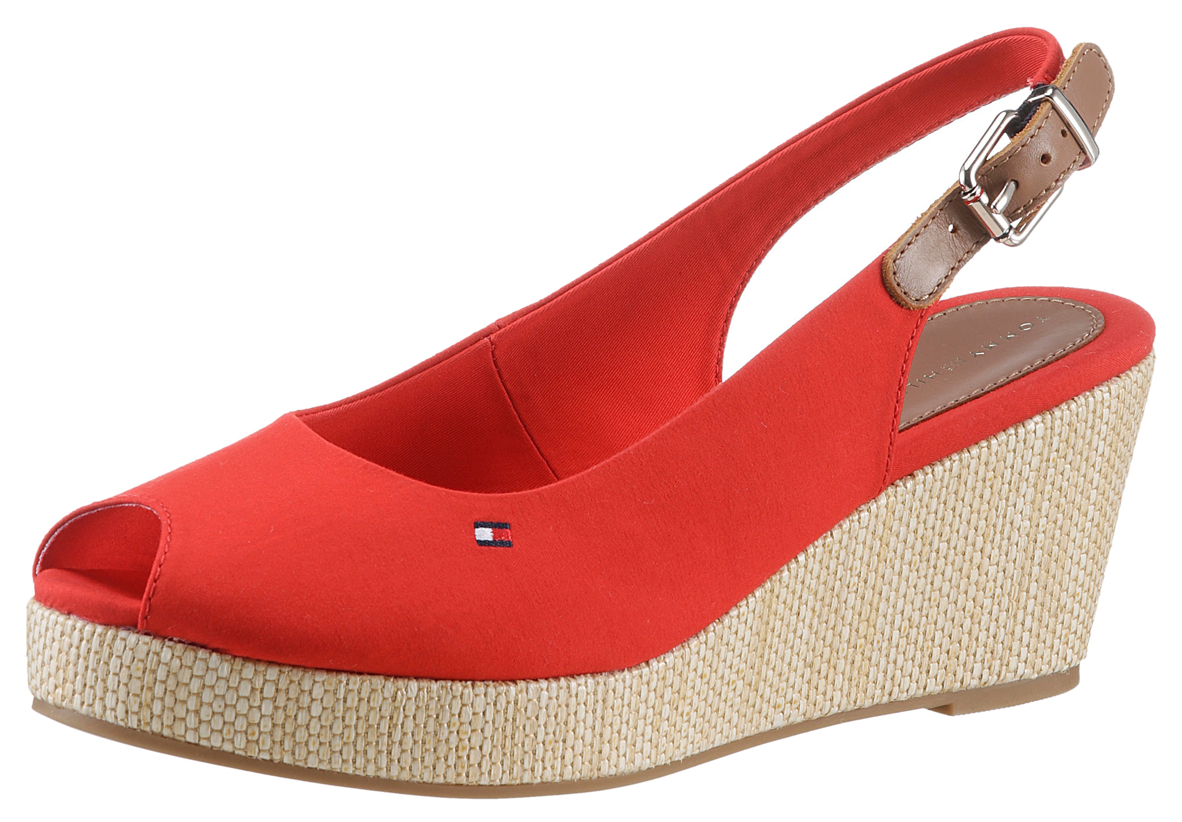 Sandalette »ICONIC ELBA SLING BACK WEDGE«, Sommerschuh, Sandale, Keilabsatz, mit...