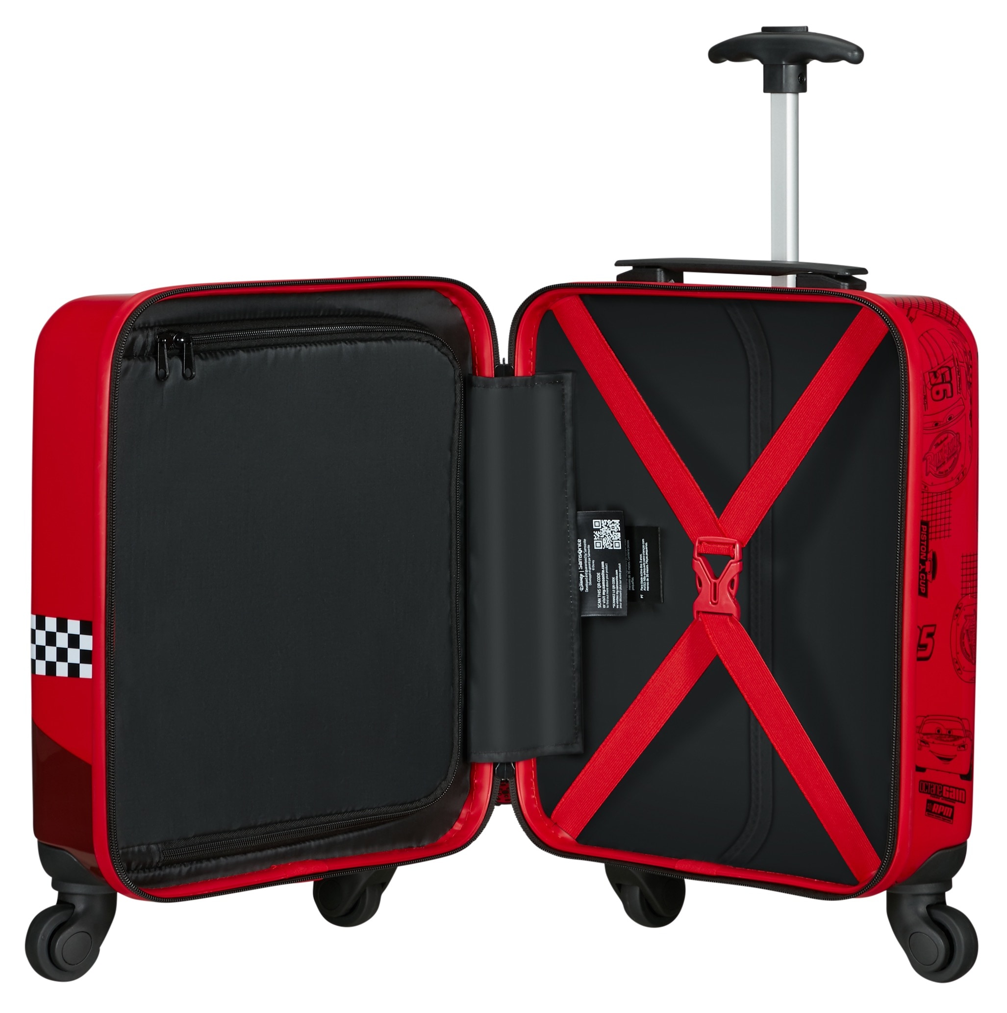 Samsonite Kinderkoffer »DISNEY ULTIMATE 2.0 SP45/16 DISNEY CARS«, 4 St. Rollen, Handgepäck-Koffer, Kinderreisekoffer, Koffer, Hartschalenkoffer