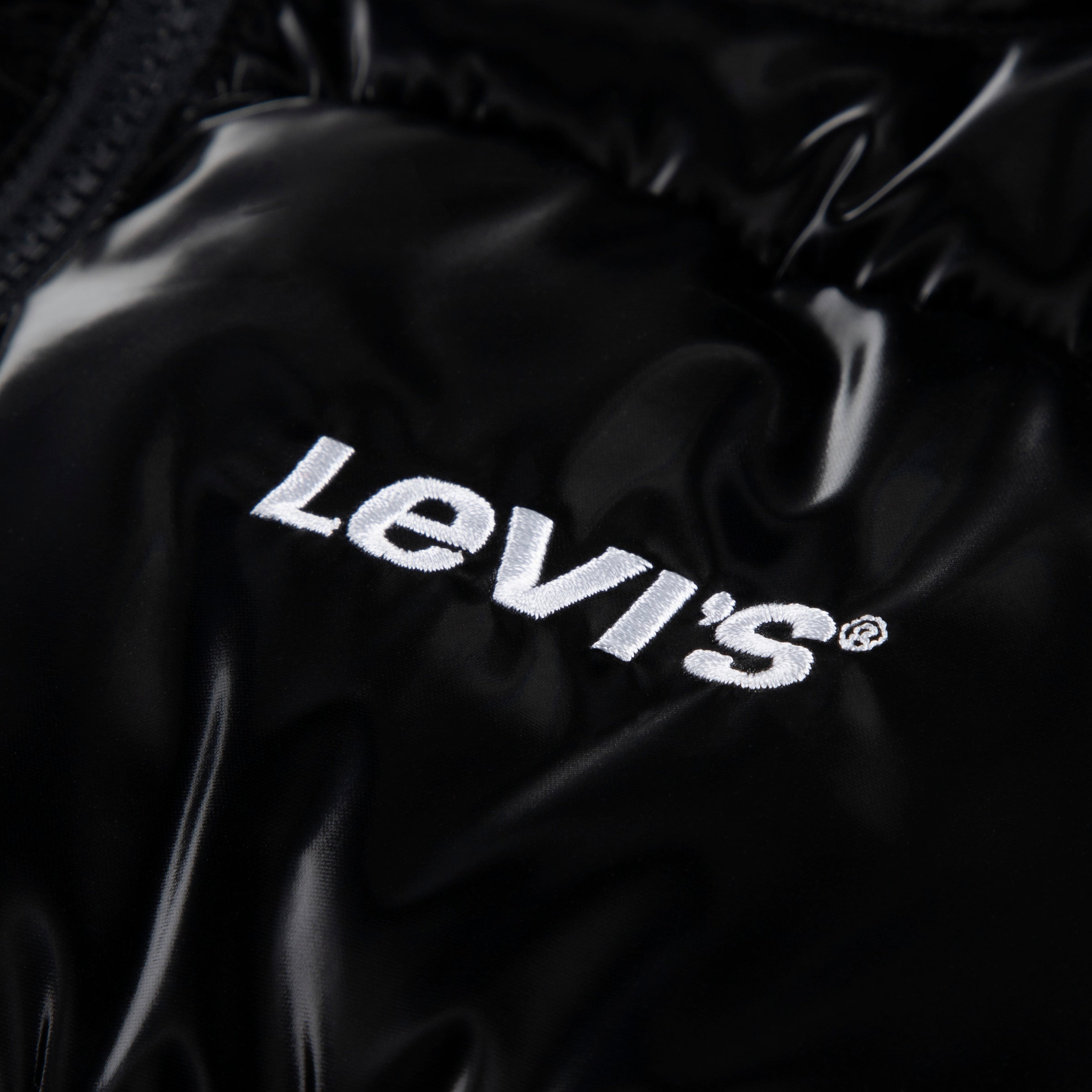 Levi's® Kids Winterjacke »LVG SHINY HVWT PUFFER«, mit Kapuze, Pufferjacke glänzend, for Girls