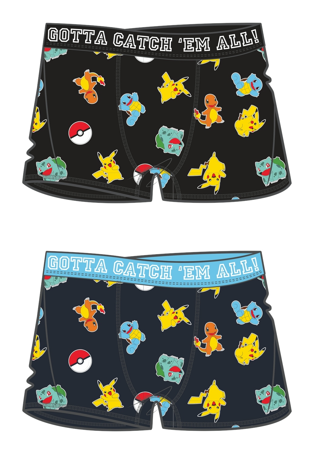 Name It Boxershorts »NKMASGAR POKEMON 2P BOXER NOOS SKY«, (Packung, 2 St.)